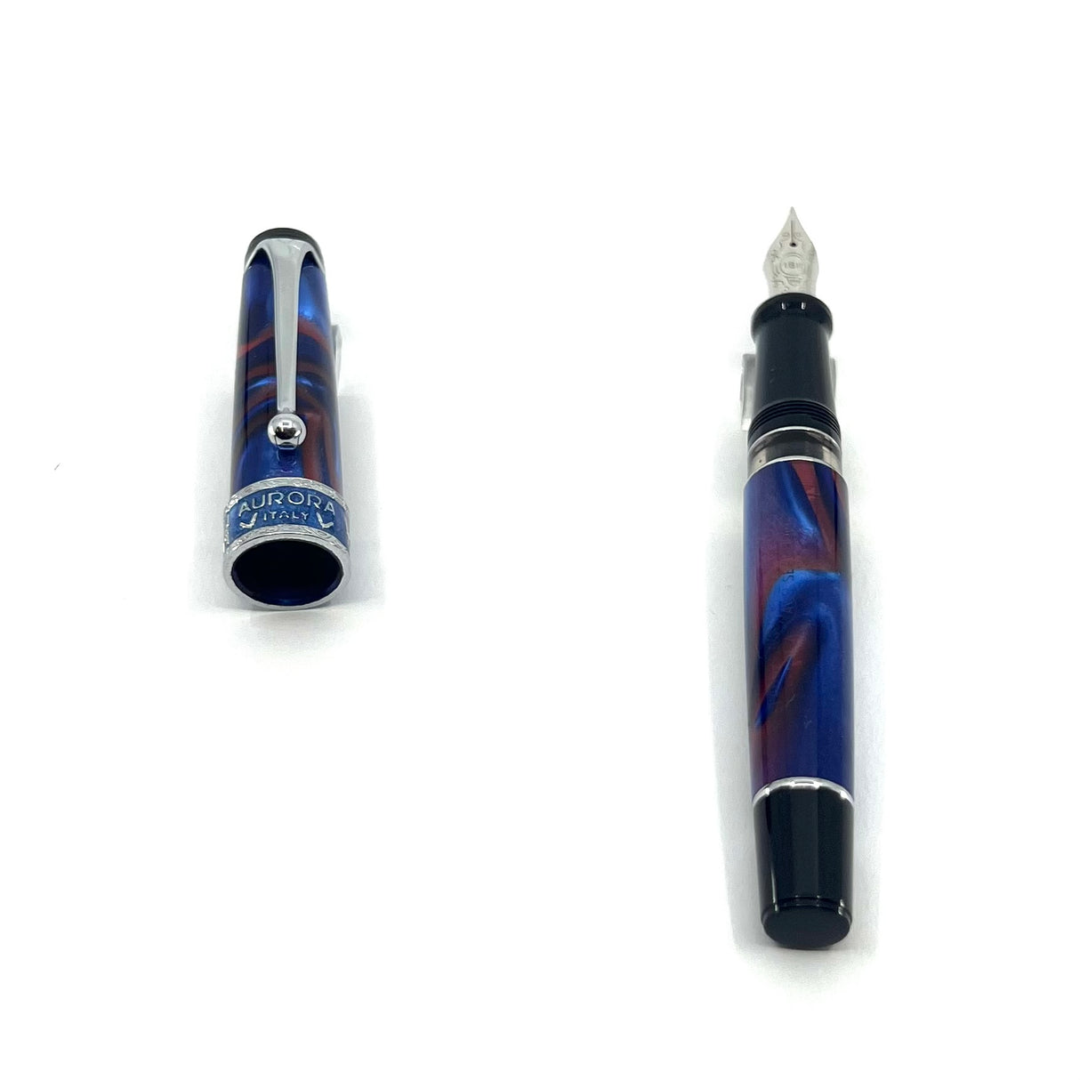 Aurora Optima "America" Limited Edition Fountain Pen - Fine 18kt Gold Nib