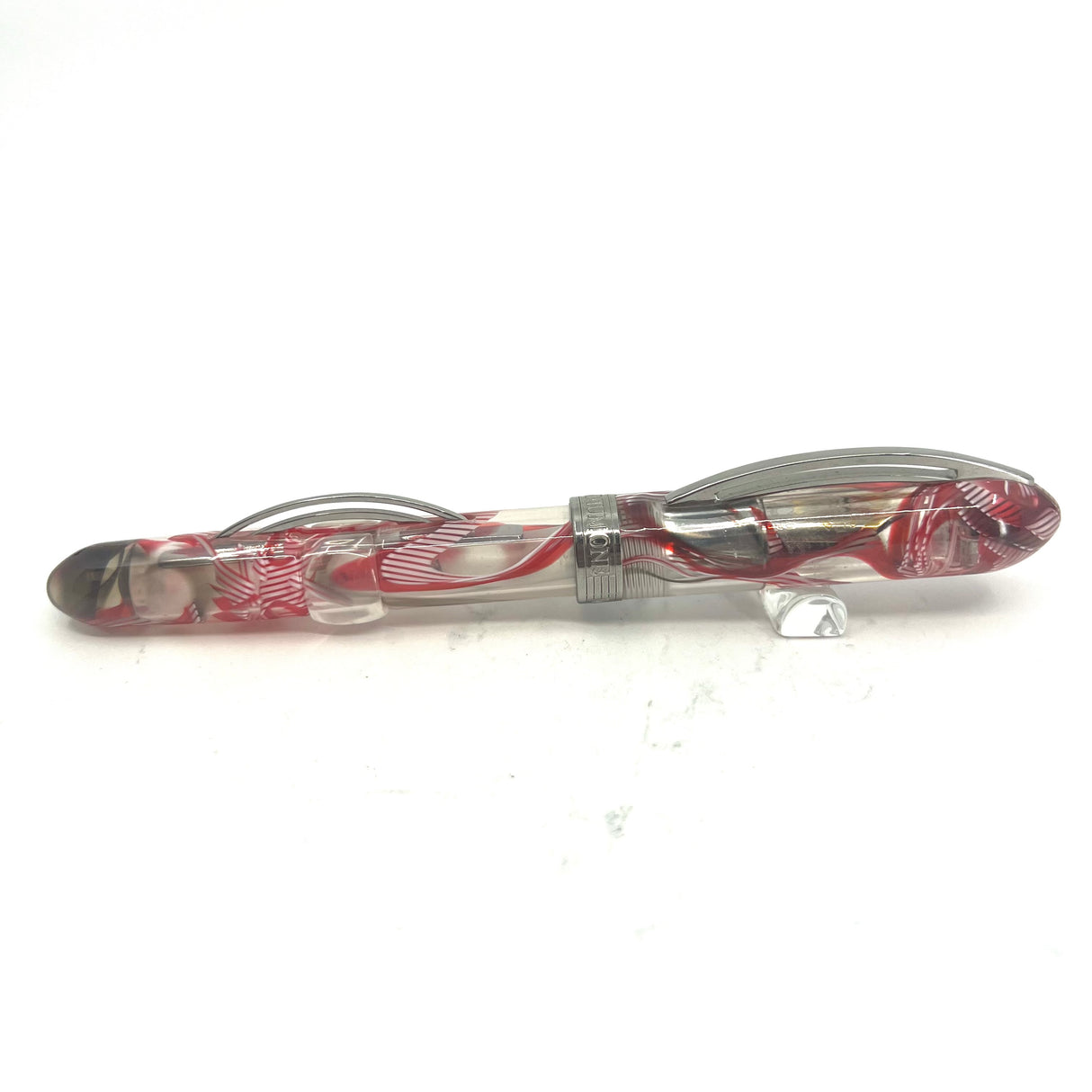 Visconti Millennium One Red Streaked Transparent Limited Edition Fountain Pen