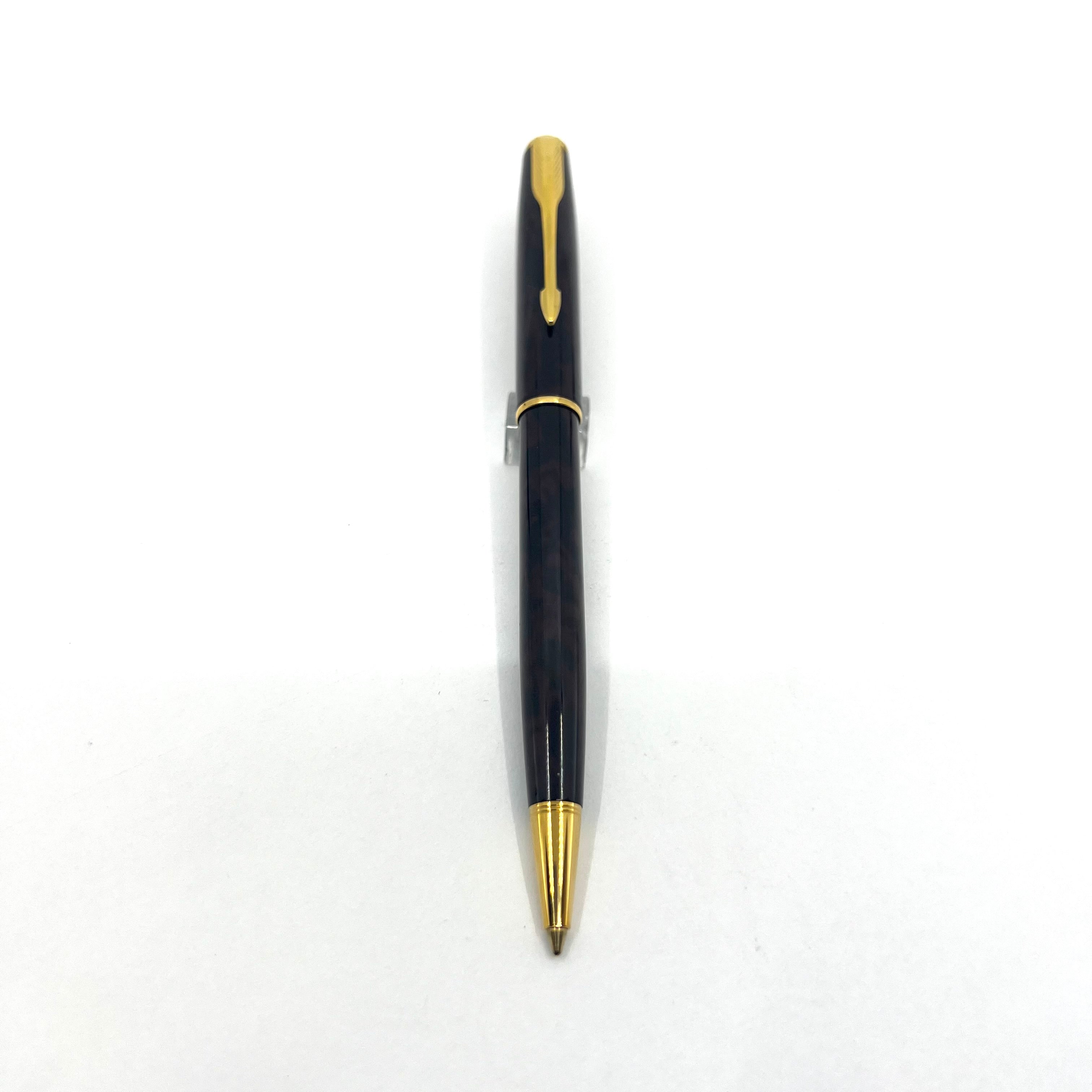 Parker Sonnet Laque Autumn Marbled Reddish Brown Ballpoint Pen