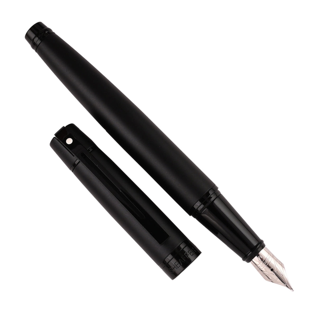 Sheaffer 300 Matte Black Lacquer w/Polished Black Trim - Fountain Pen