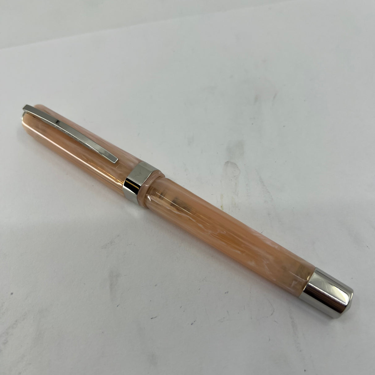 Visconti Opera Demo Carousel Swirl Pink Blush Fountain Pen - Flexible Medium 18kt Gold Nib