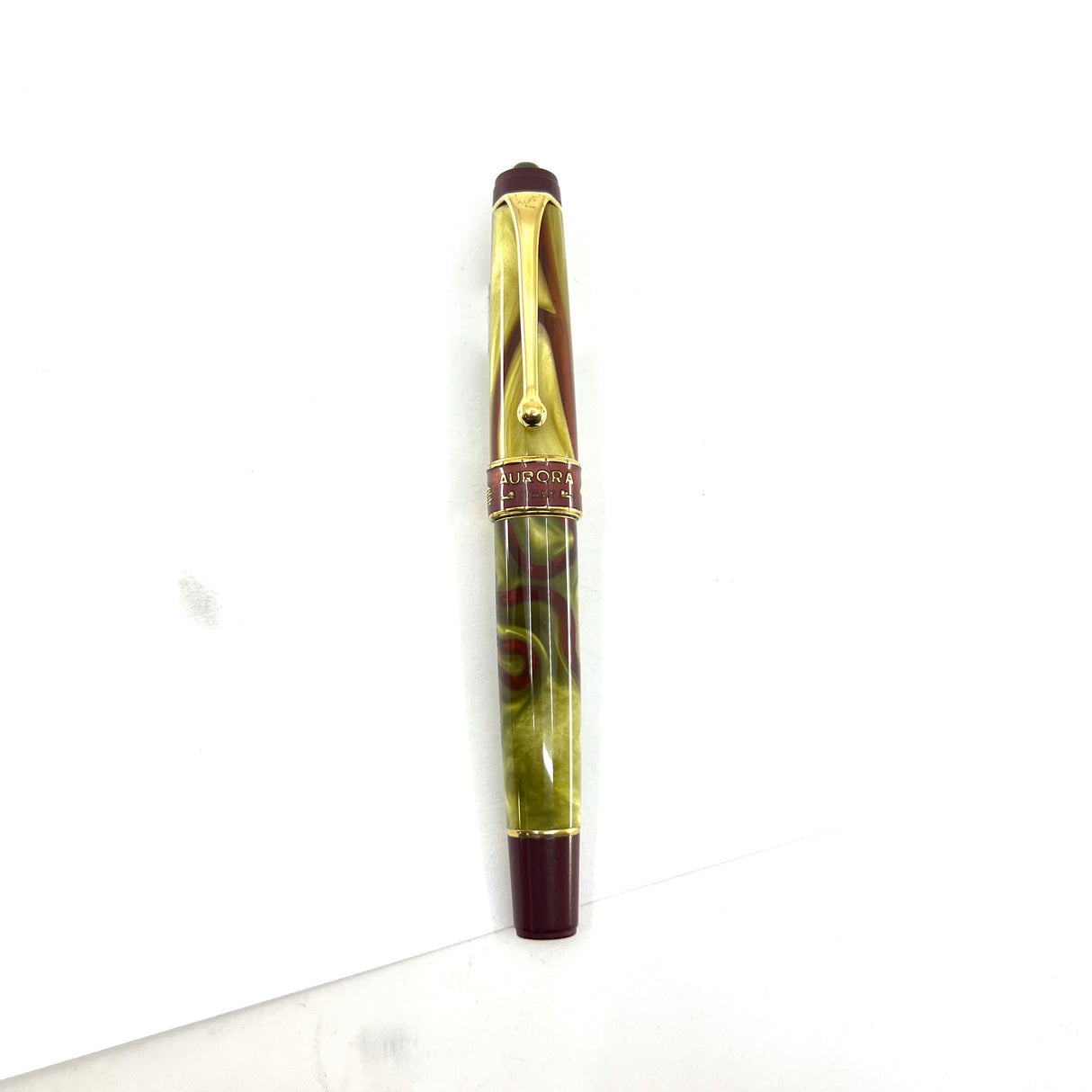 Aurora Oceania Limited Edition Optima Fountain Pen #4185 - Fine 18kt Rose Gold Nib