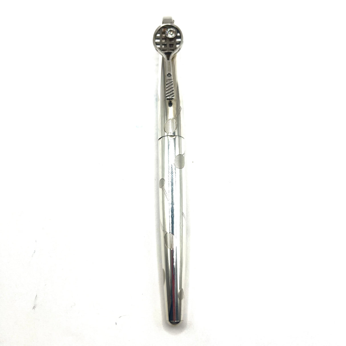 Cross Tennis Hall of Fame Sterling Silver Limited Edition Fountain Pen - Medium 18kt Gold Nib