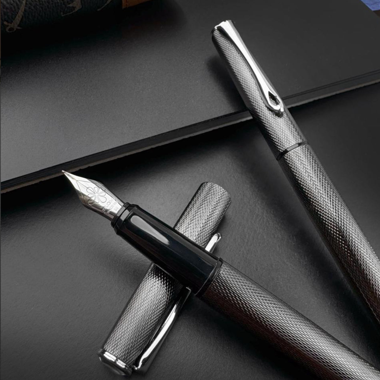 Diplomat Esteem Black Barley collection - Fountain Pen