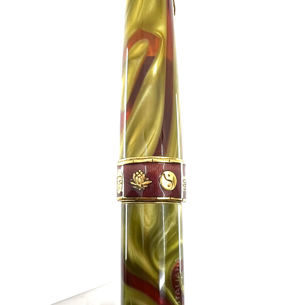 Aurora Oceania Limited Edition Optima Fountain Pen #4185 - Fine 18kt Rose Gold Nib