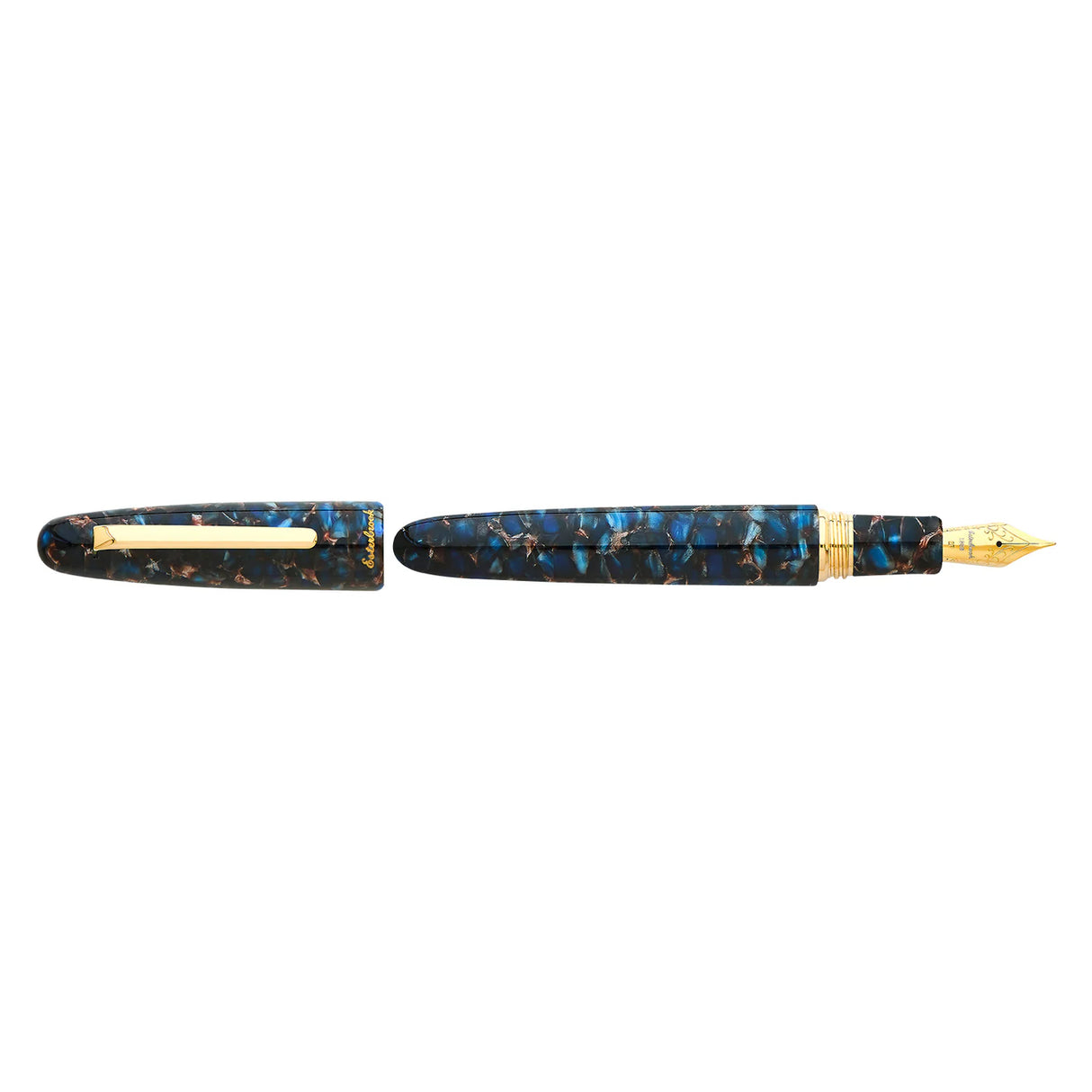 Esterbrook Estie Nouveau Bleu Nouveau Bleu with Gold Trim - Fountain Pen
