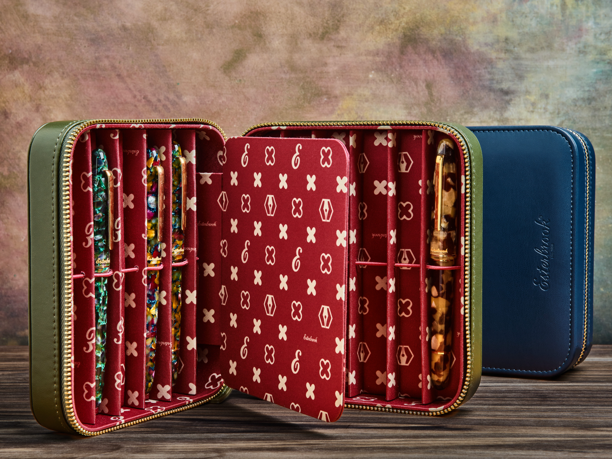 Esterbrook Pen Nook Moss Green - Twelve-Pen Nook