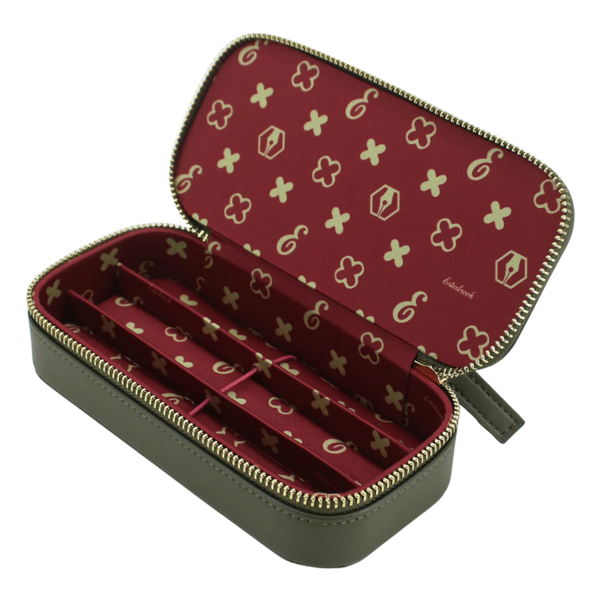 Esterbrook Pen Nook Moss Green Triple Collection