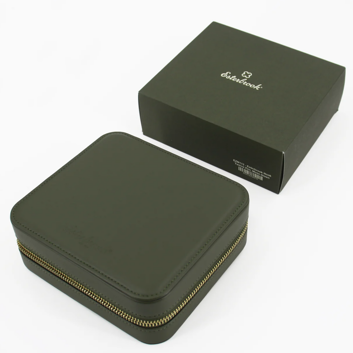 Esterbrook Pen Nook Moss Green Twelve Pen Collection