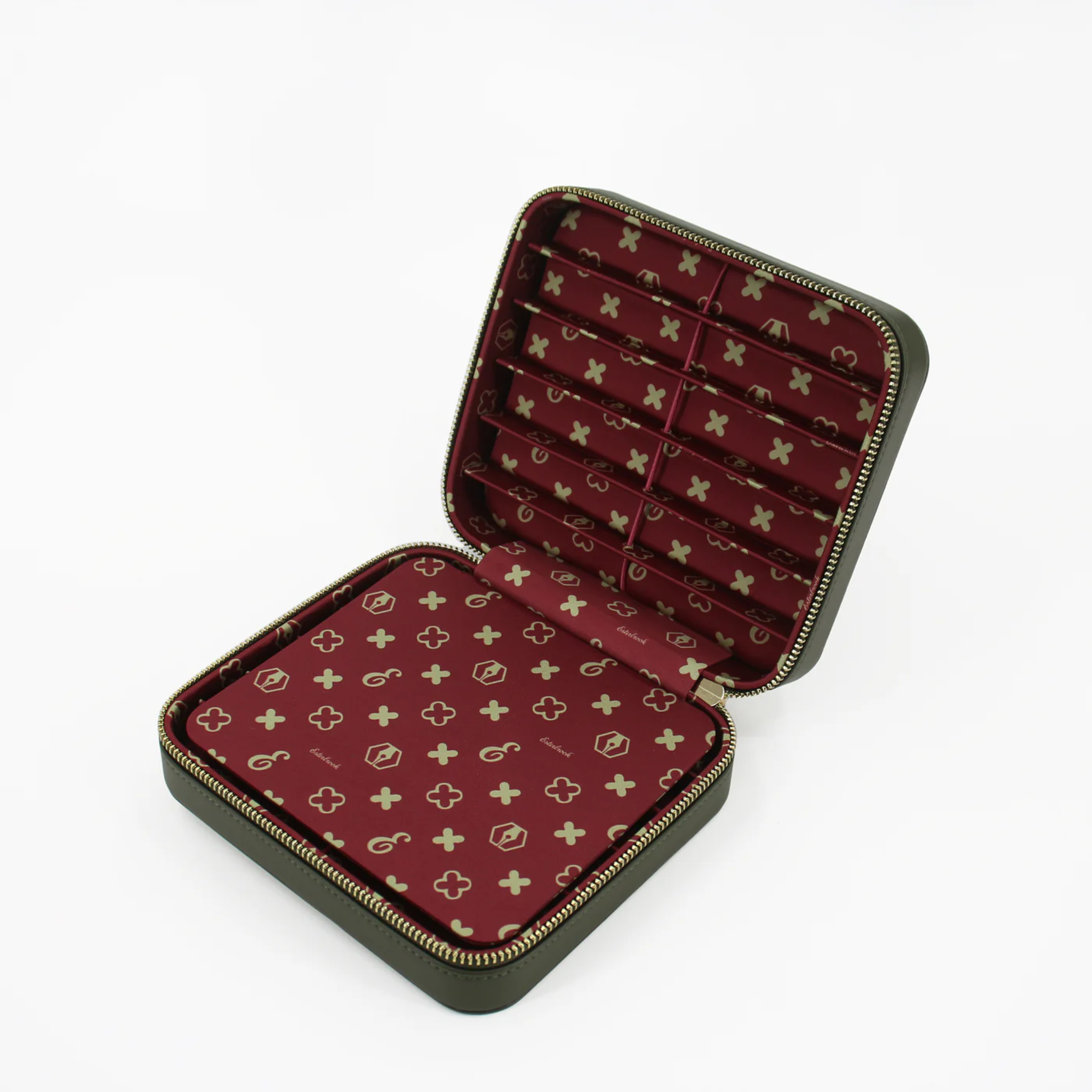 Esterbrook Pen Nook Moss Green Twelve Pen Collection