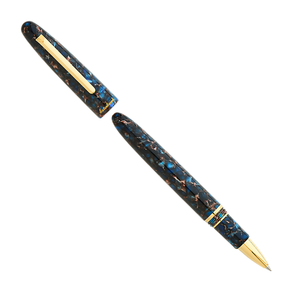 Esterbrook Estie Nouveau Bleu with Gold Trim - Rollerball