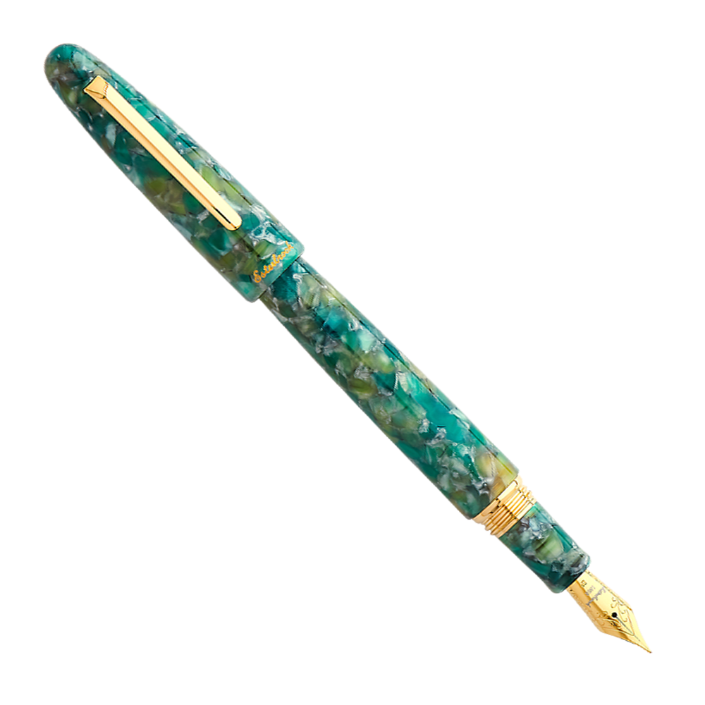 Esterbrook Estie Sea Glass with Gold Trim - Oversize - Fountain Pen