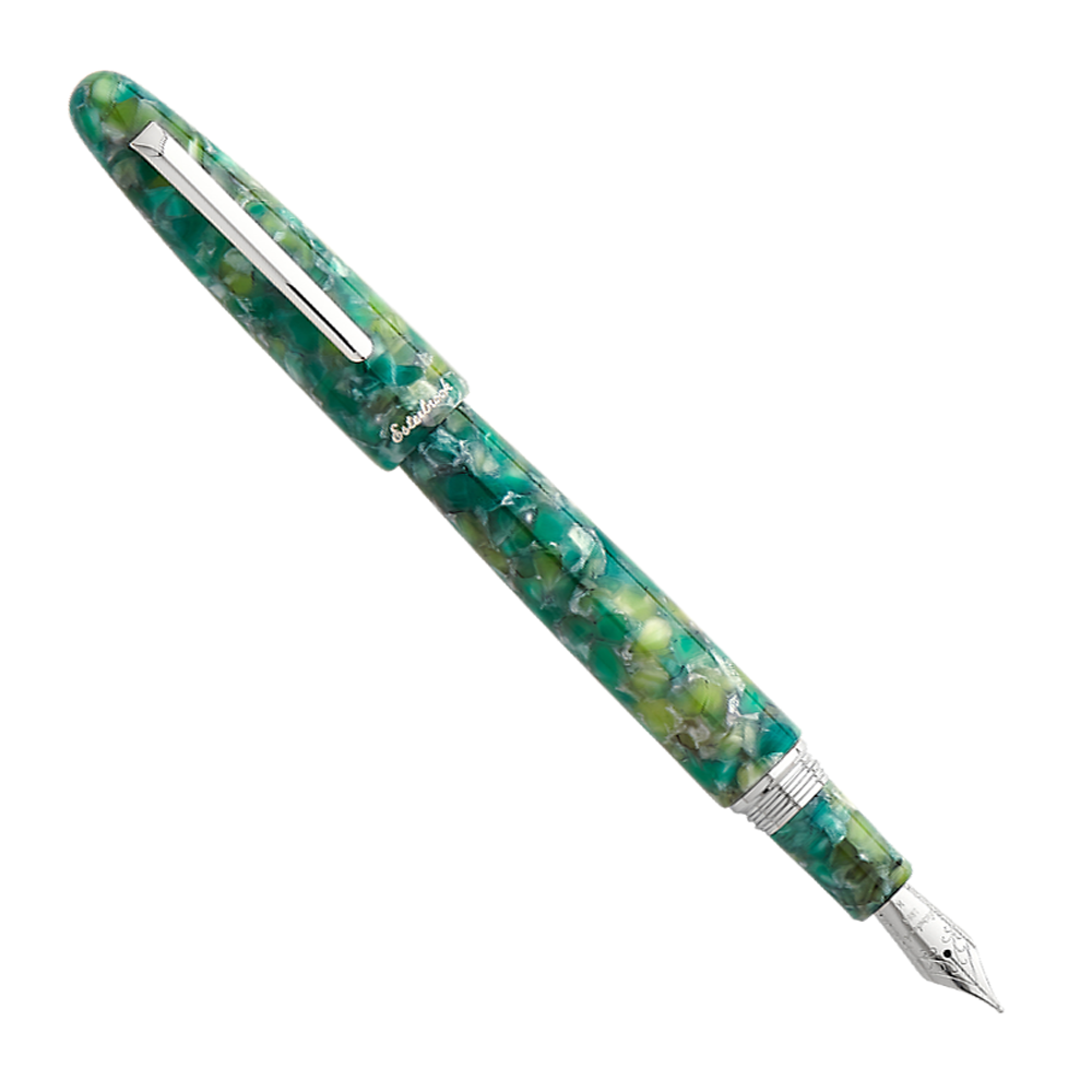 Esterbrook Estie Sea Glass with Palladium Trim - Oversize - Fountain Pen