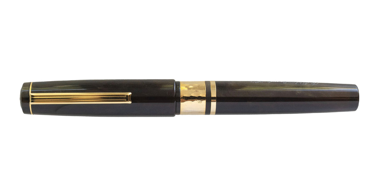 Model J Chatoyant Acrylic Pumpkin Latte Fountain Pen