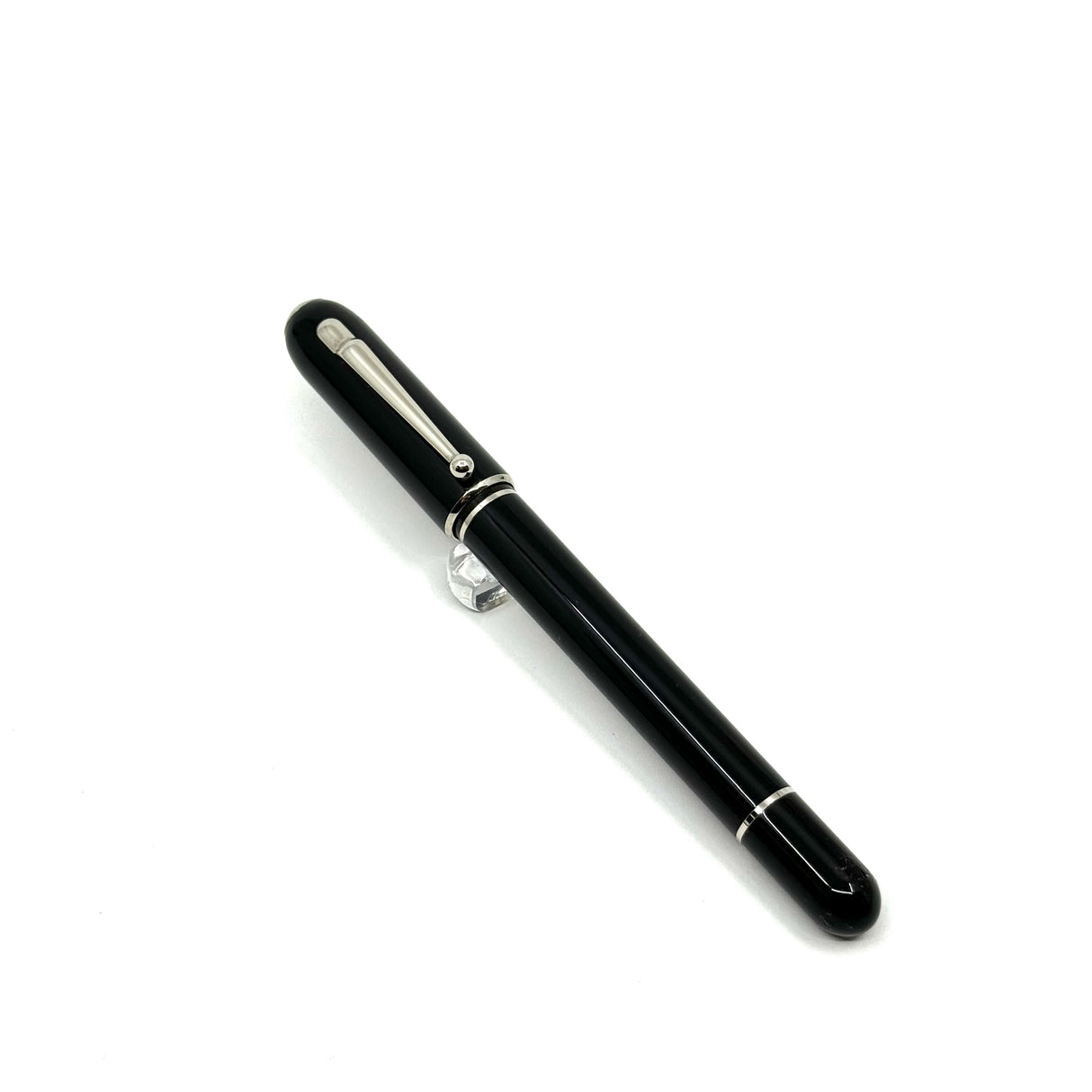 Dunhill Sidecar Black Fountain Pen - Broad 18kt Gold Nib