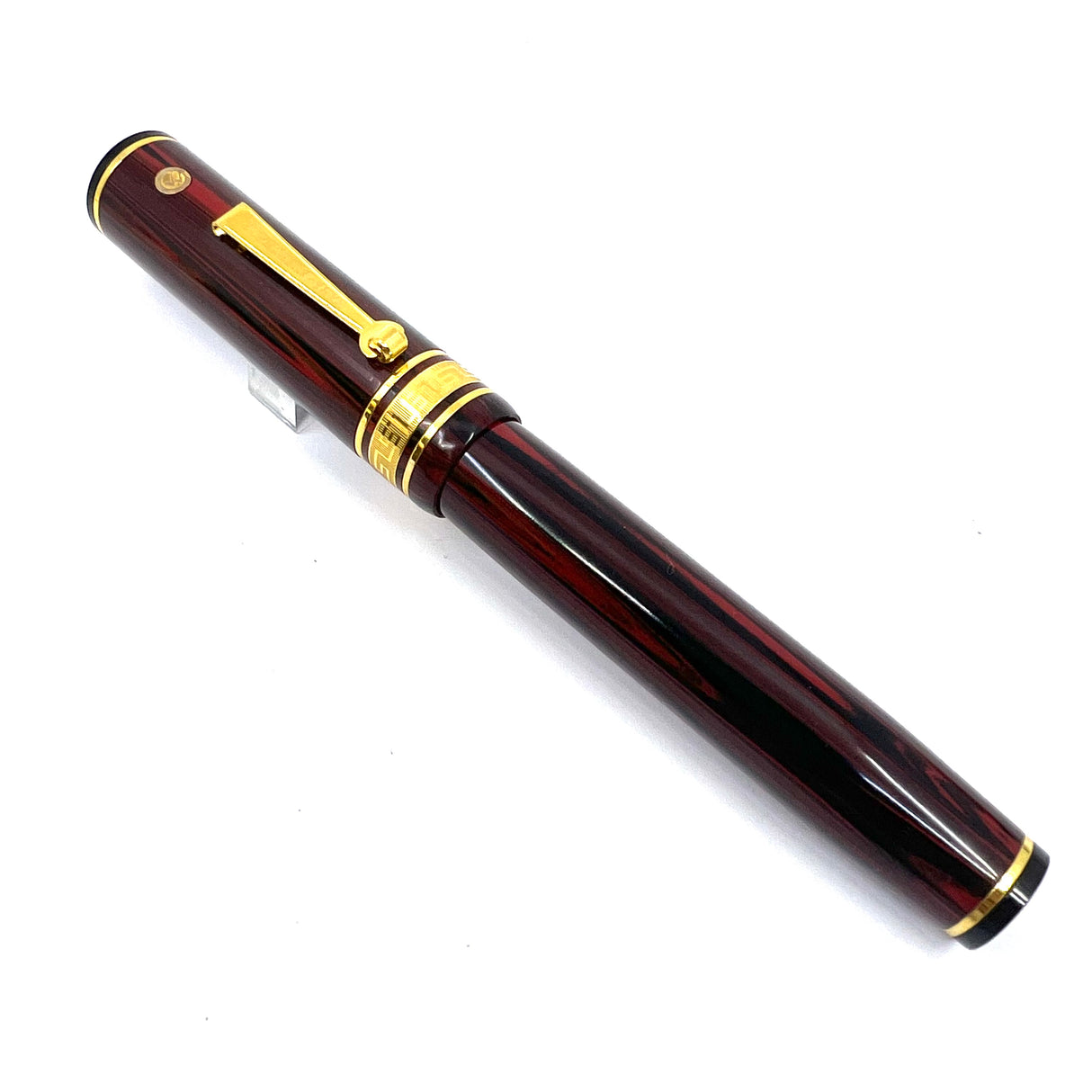 Wahl-Eversharp Decoband Rosewood Ebonite Fountain Pen - Medium 14kt Gold Nib