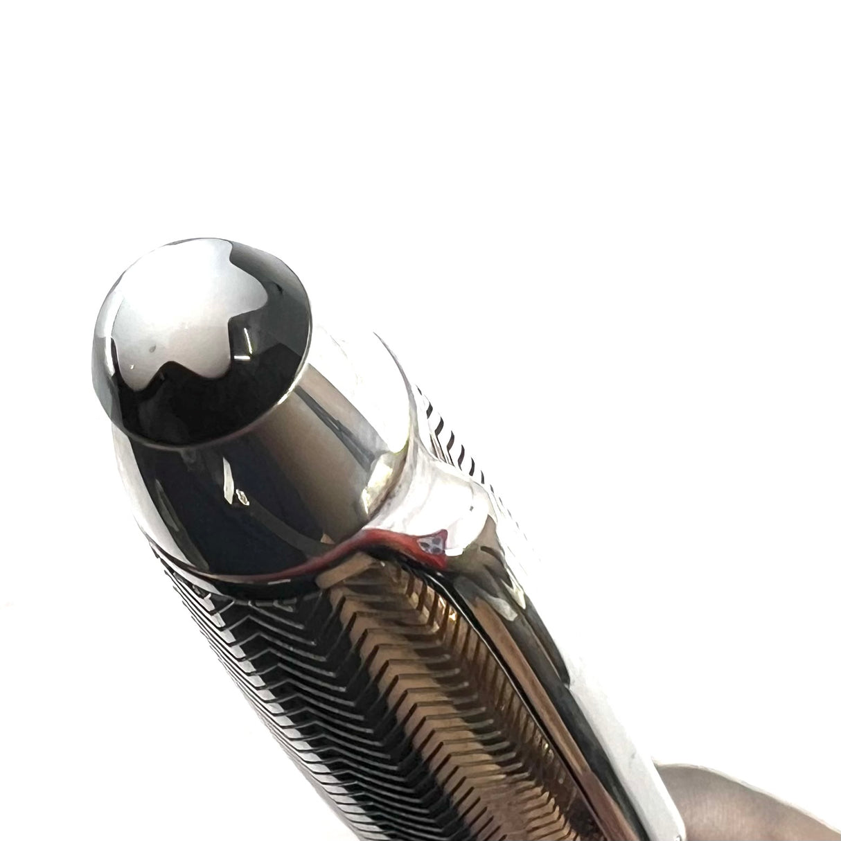 Montblanc Solitaire Sterling Silver Special Edition "Barley" LeGrand Fountain Pen - Fine 18kt Gold Nib
