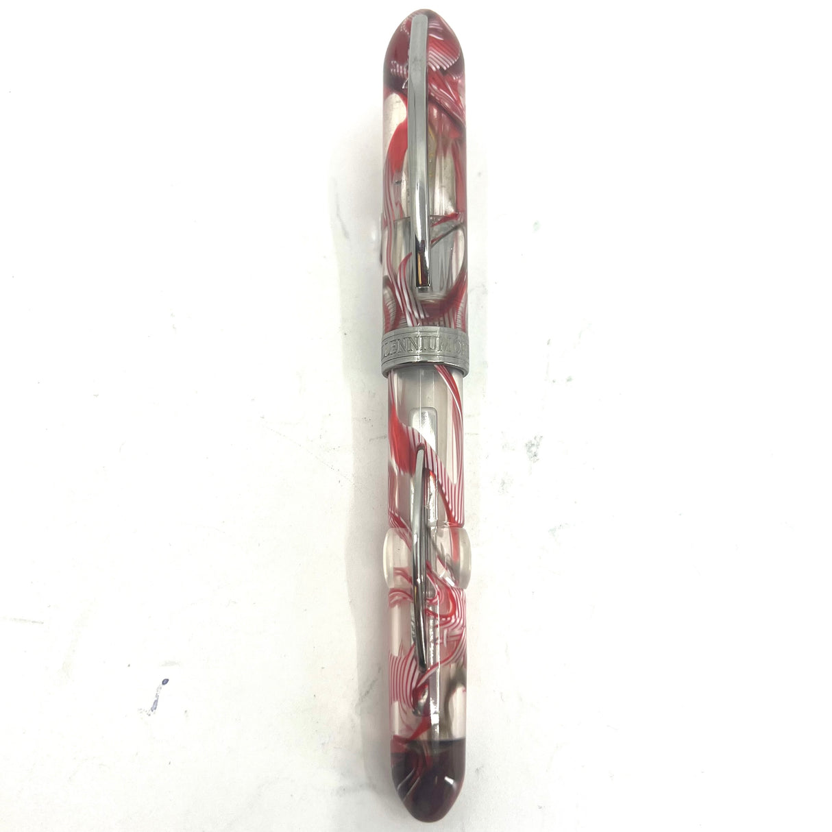 Visconti Millennium One Red Streaked Transparent Limited Edition Fountain Pen