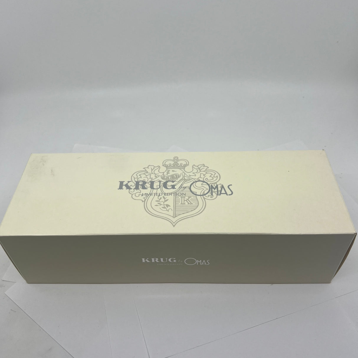 OMAS Krug Limited Edition Oak Wood & Sterling Silver Fountain Pen - Medium 18kt Gold Nib