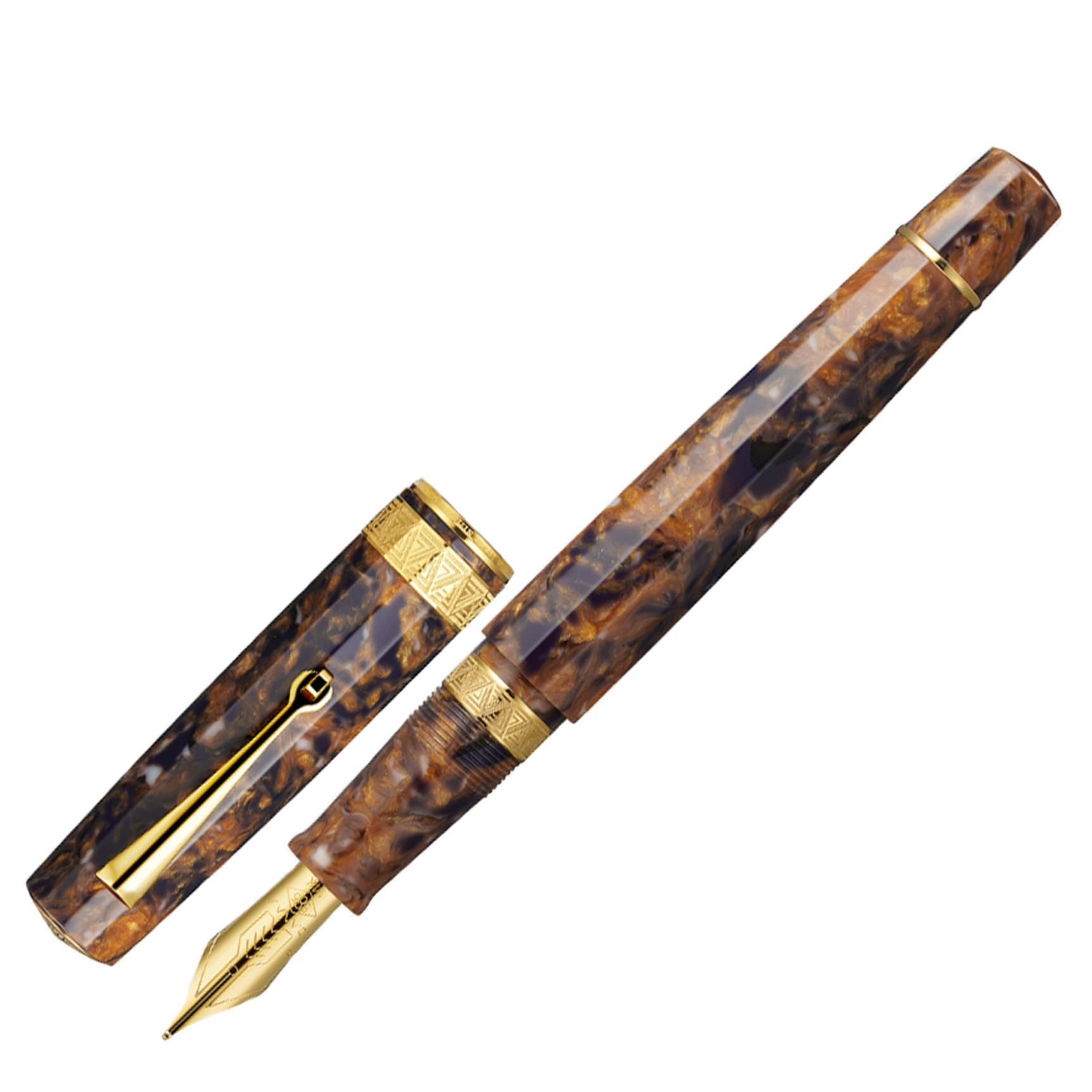 Omas Paragon Blue Saffron Blue Saffron - Fountain Pen