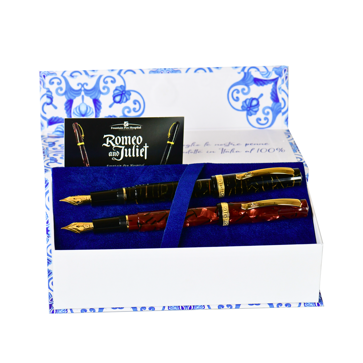FPH Romeo & Juliet Exclusive Limited Edition 80th Anniversary Fountain Pen Set Collection