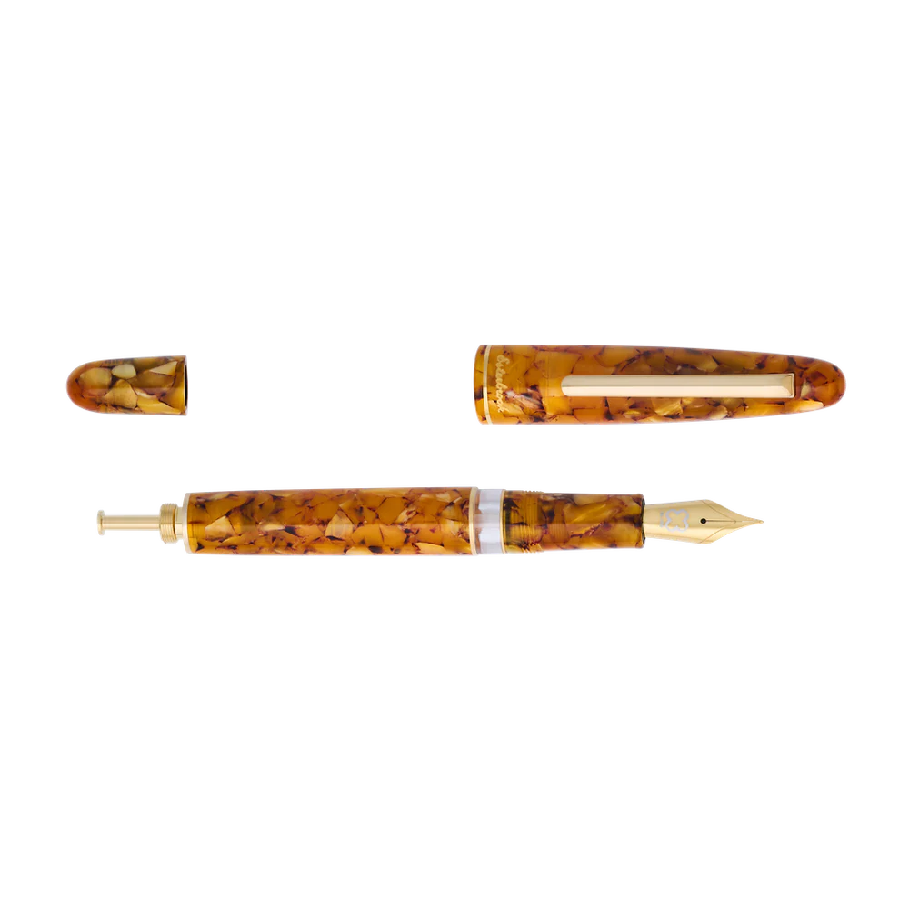 Esterbrook Estie Honeycomb with Gold Trim - Fountain Pen (Button Piston)