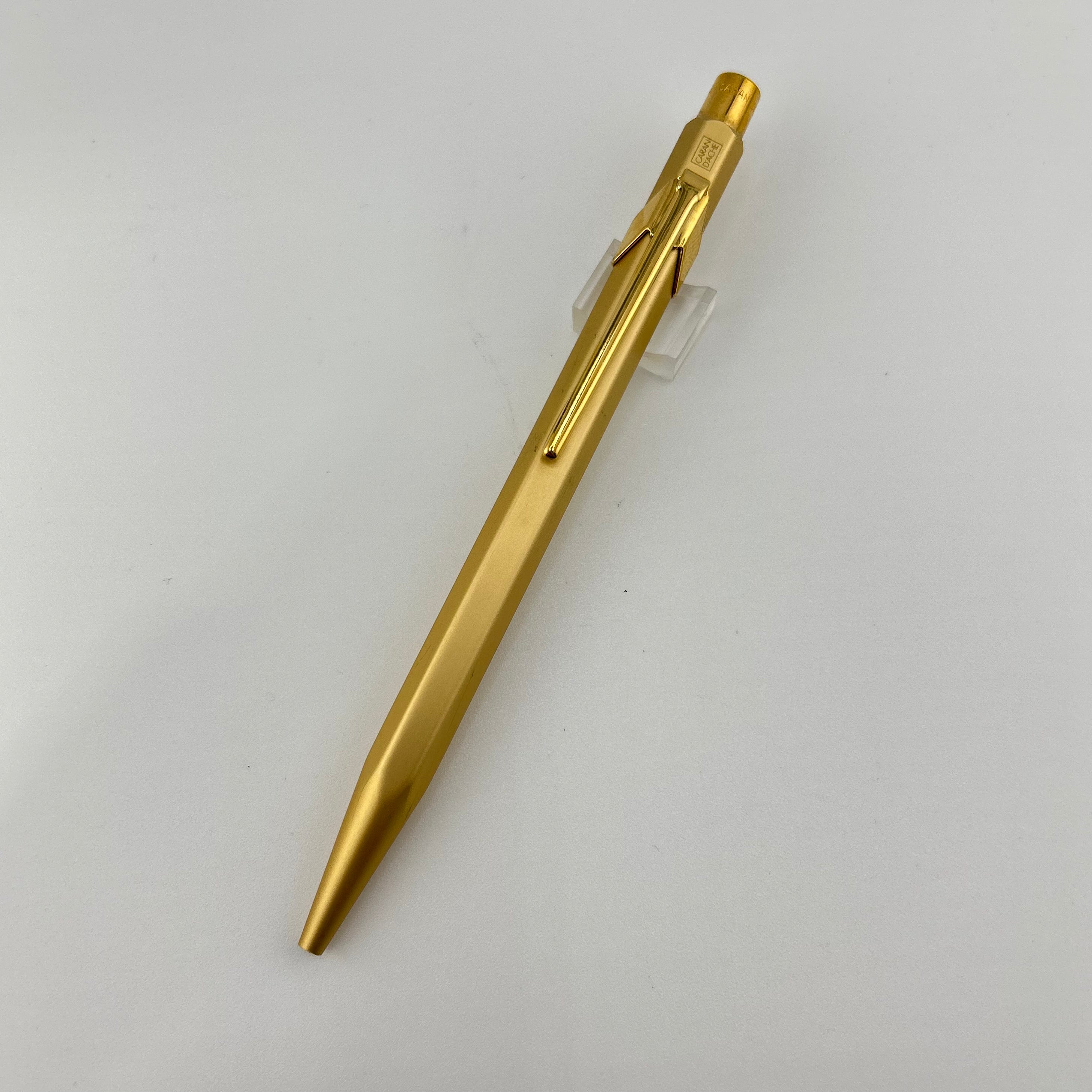 Caran Dache Mod 849 Ballpoint Pen - Classic Gold Matte
