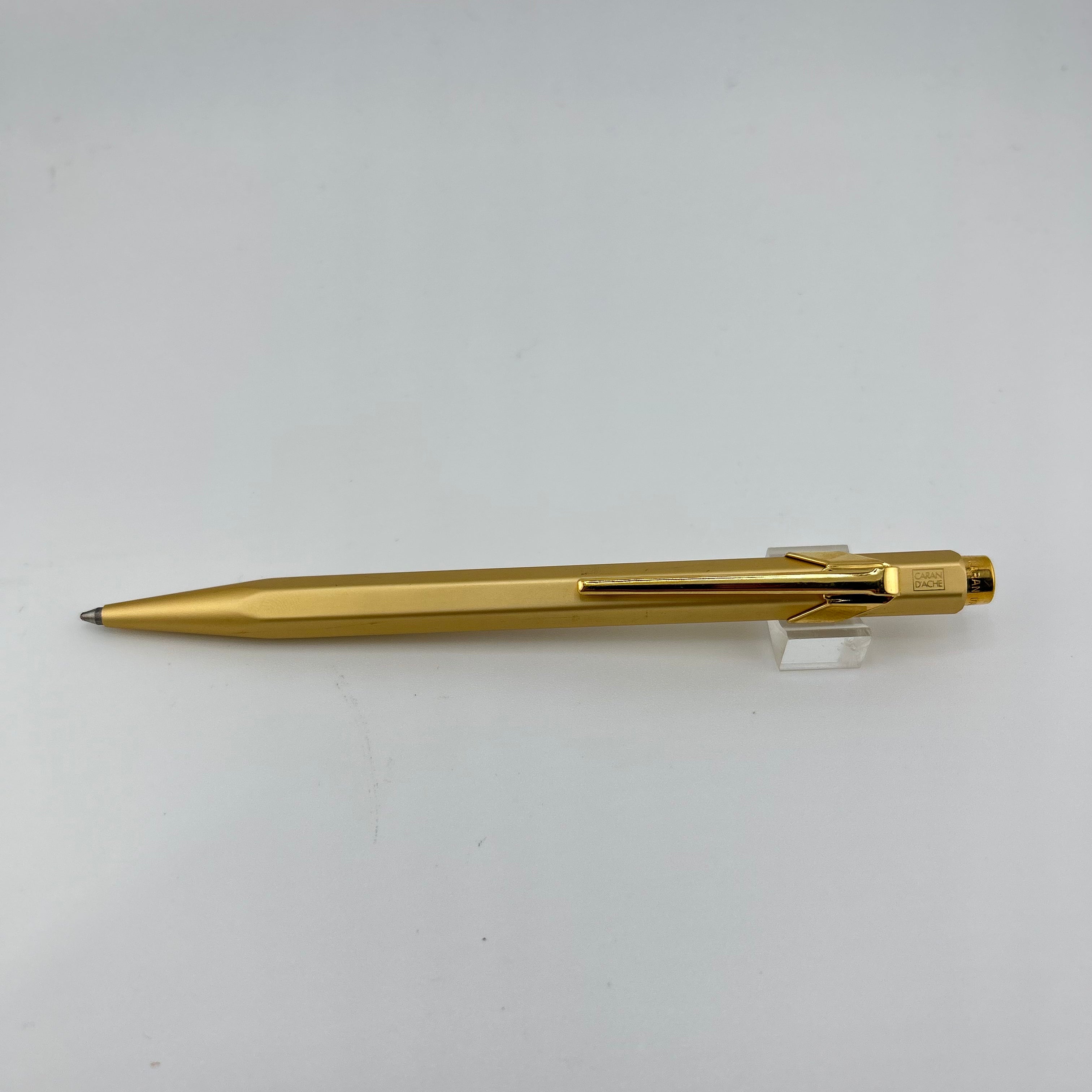 Caran Dache Mod 849 Ballpoint Pen - Classic Gold Matte