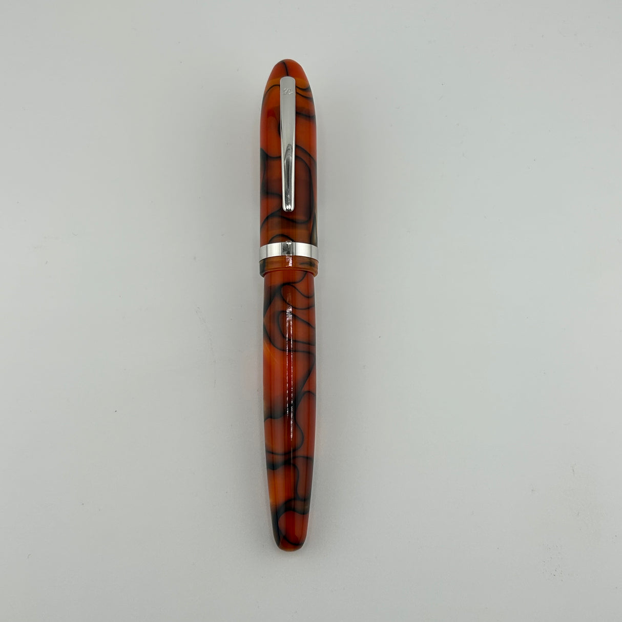 Laban Mento Orange Tiger Pearl - Oversize Pen! - Fountain Pen