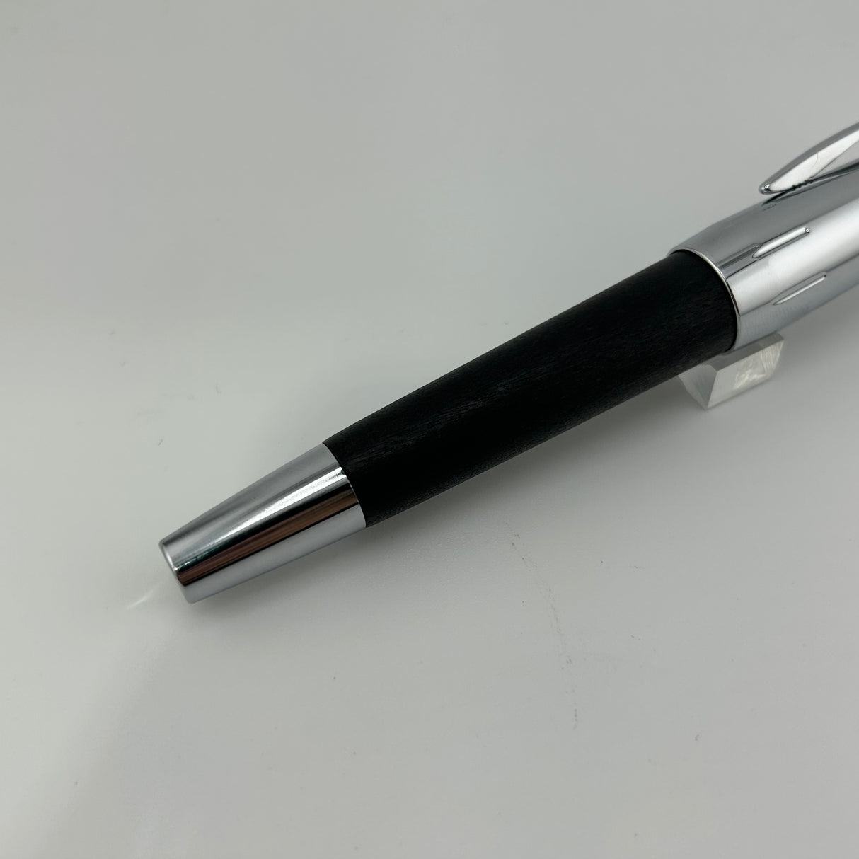 Graf Von Faber Castell E Motion Chrome And Wood - Fountain Pen
