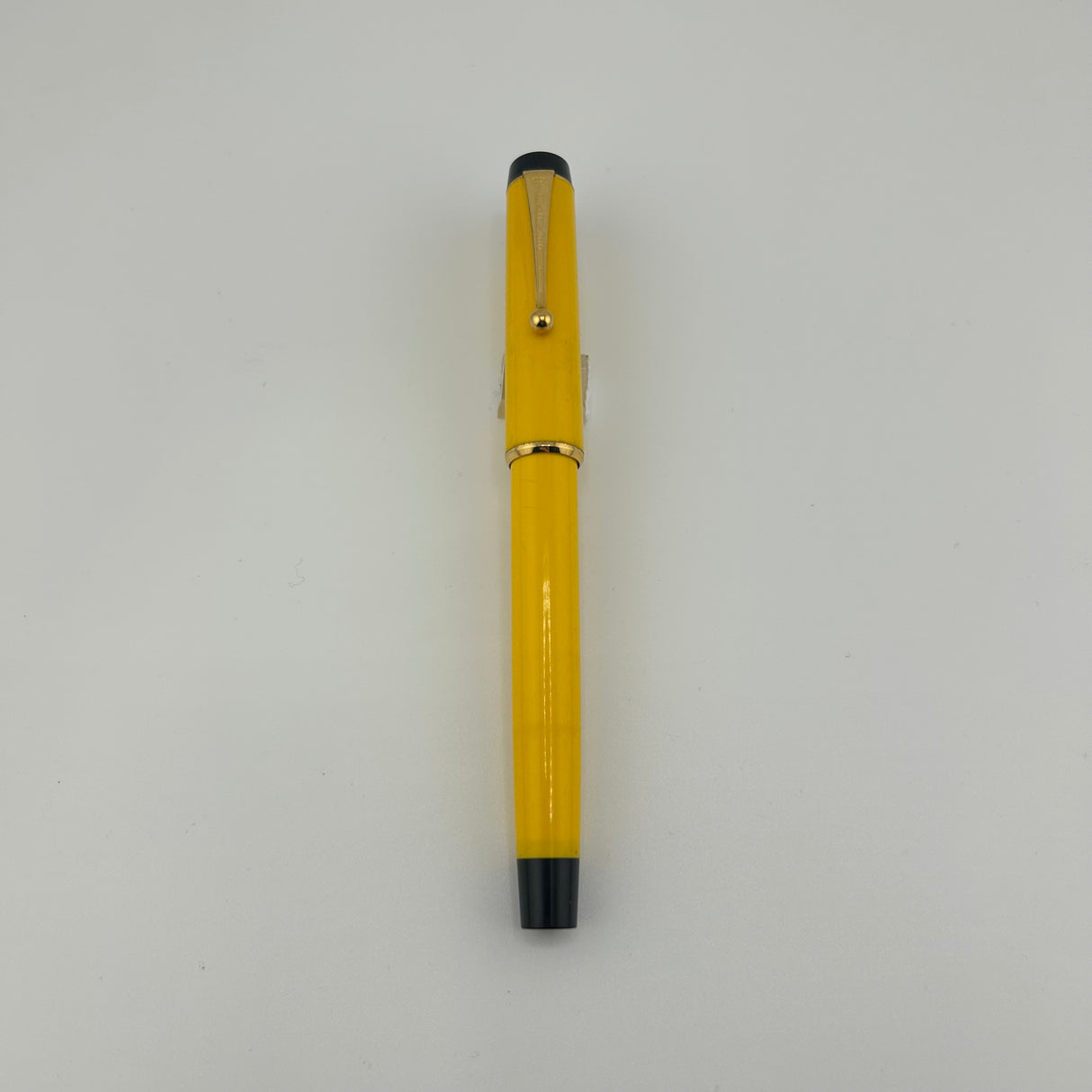Parker "Big Red" Yellow Mandarin - Made In USA Circa 1970 - Rollerball