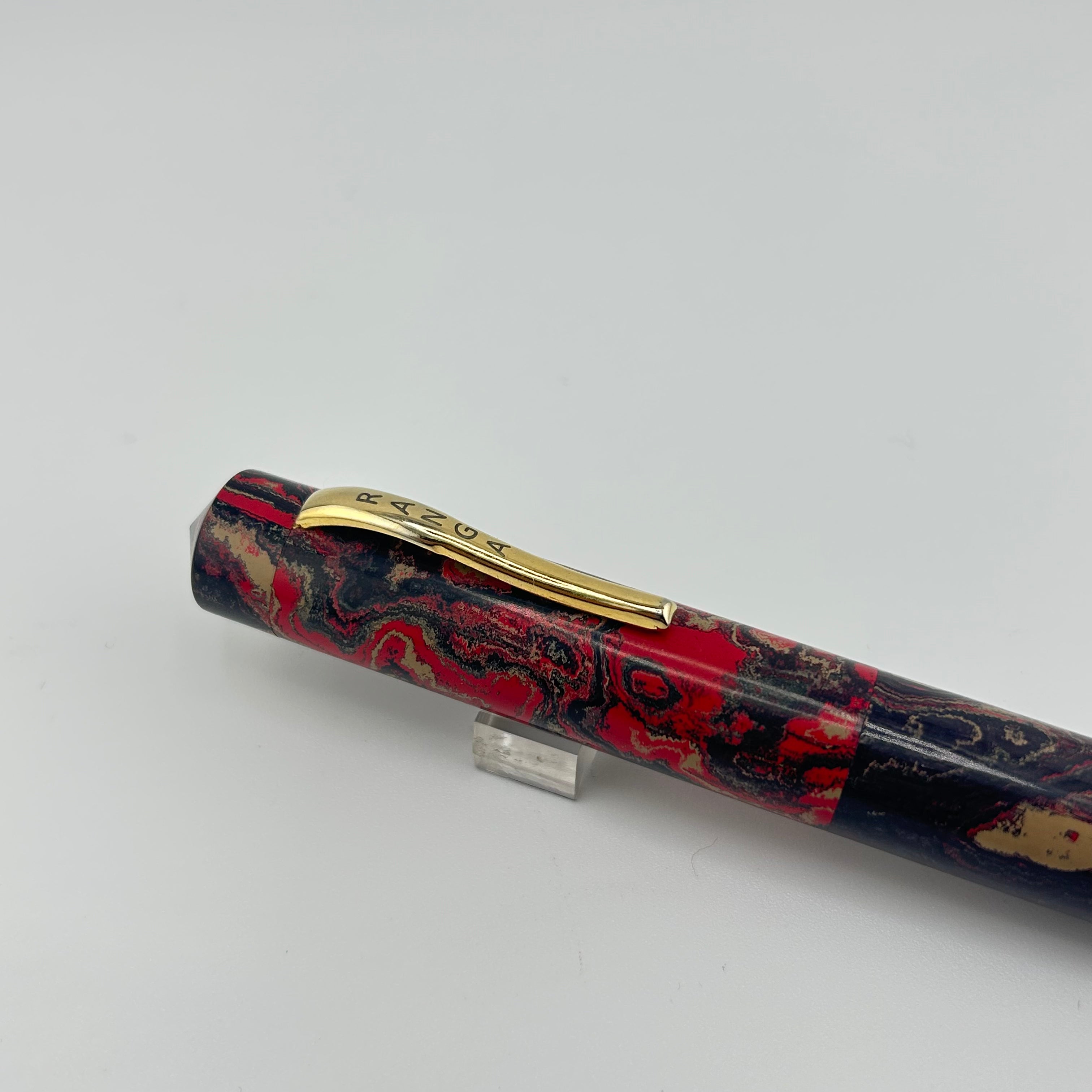 Ranga Pen India Beautiful Mottled Ebonite Pink/Blue/Sand - Fountain Pen