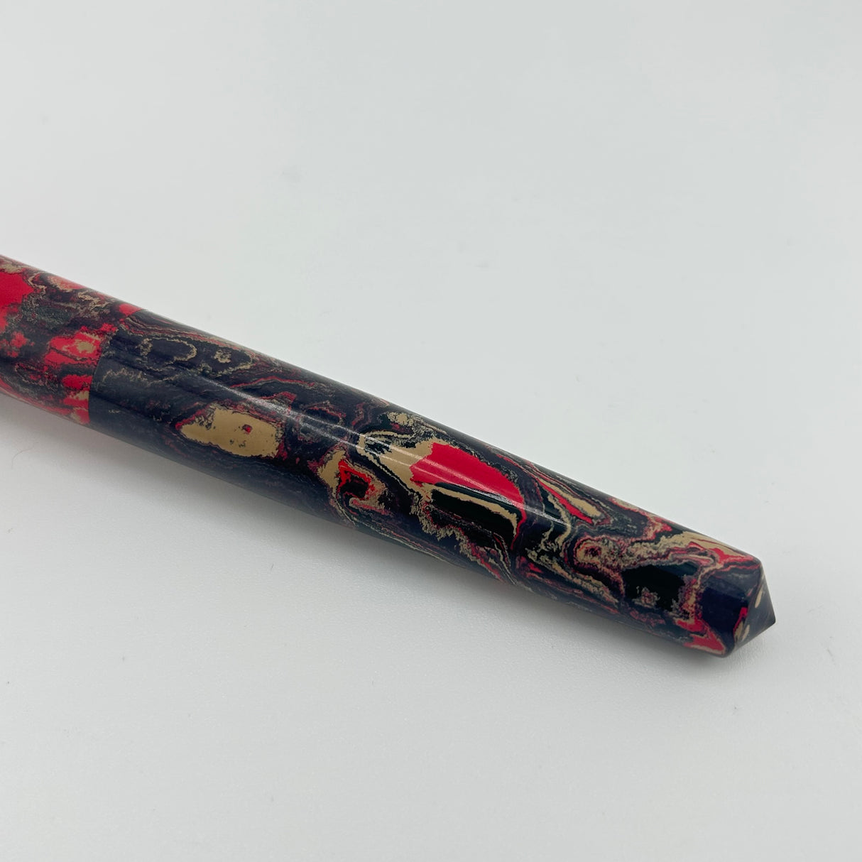 Ranga Pen India Beautiful Mottled Ebonite Pink/Blue/Sand - Fountain Pen