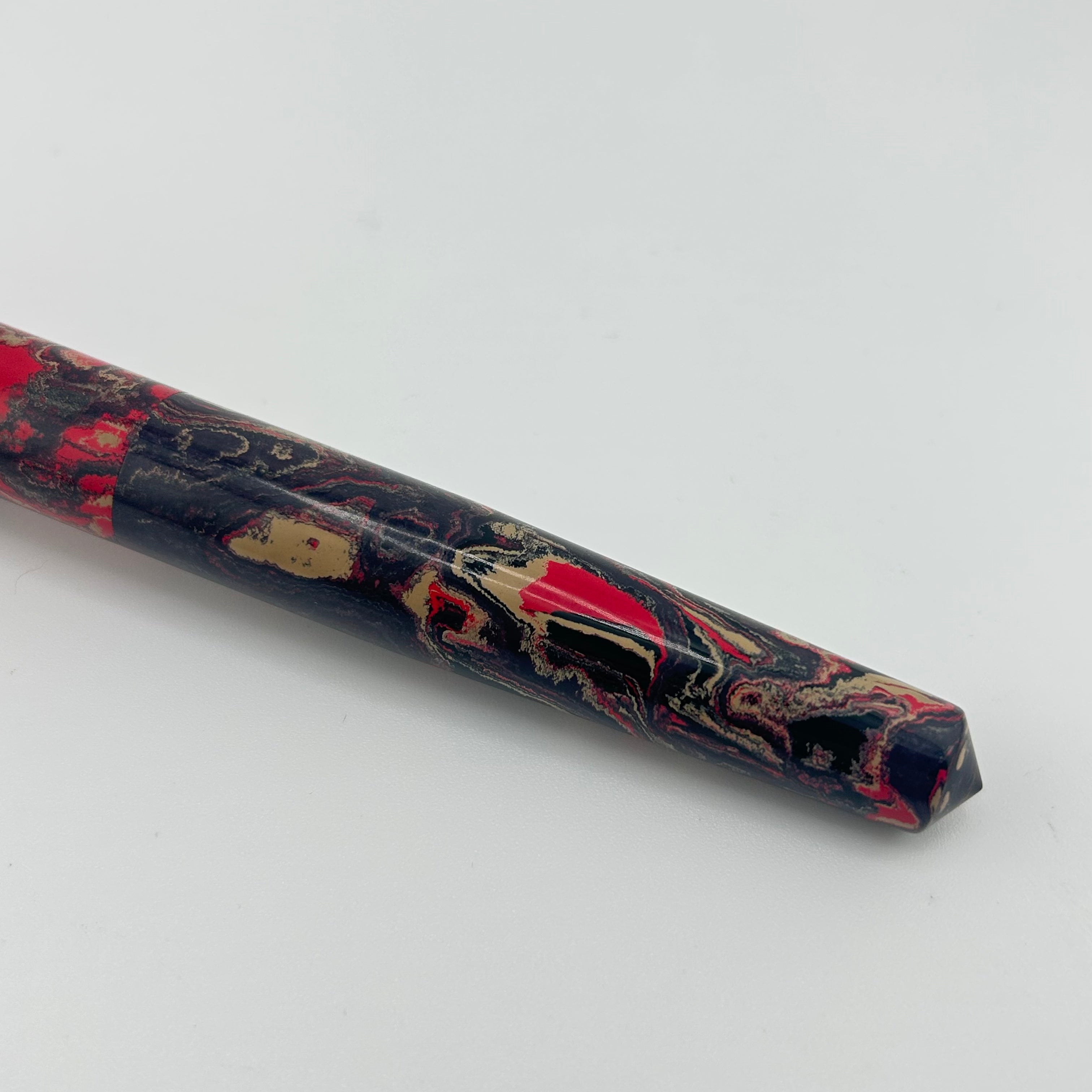 Ranga Pen India Beautiful Mottled Ebonite Pink/Blue/Sand - Fountain Pen