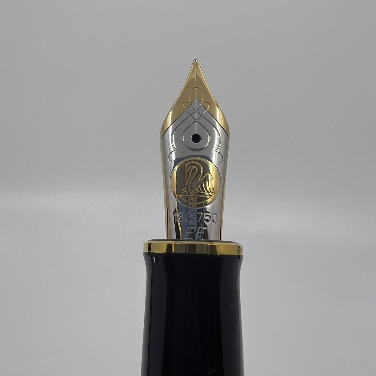Pelikan M800 Renaissance Brown Marble Fountain Pen - Extra Fine 18kt Gold Nib