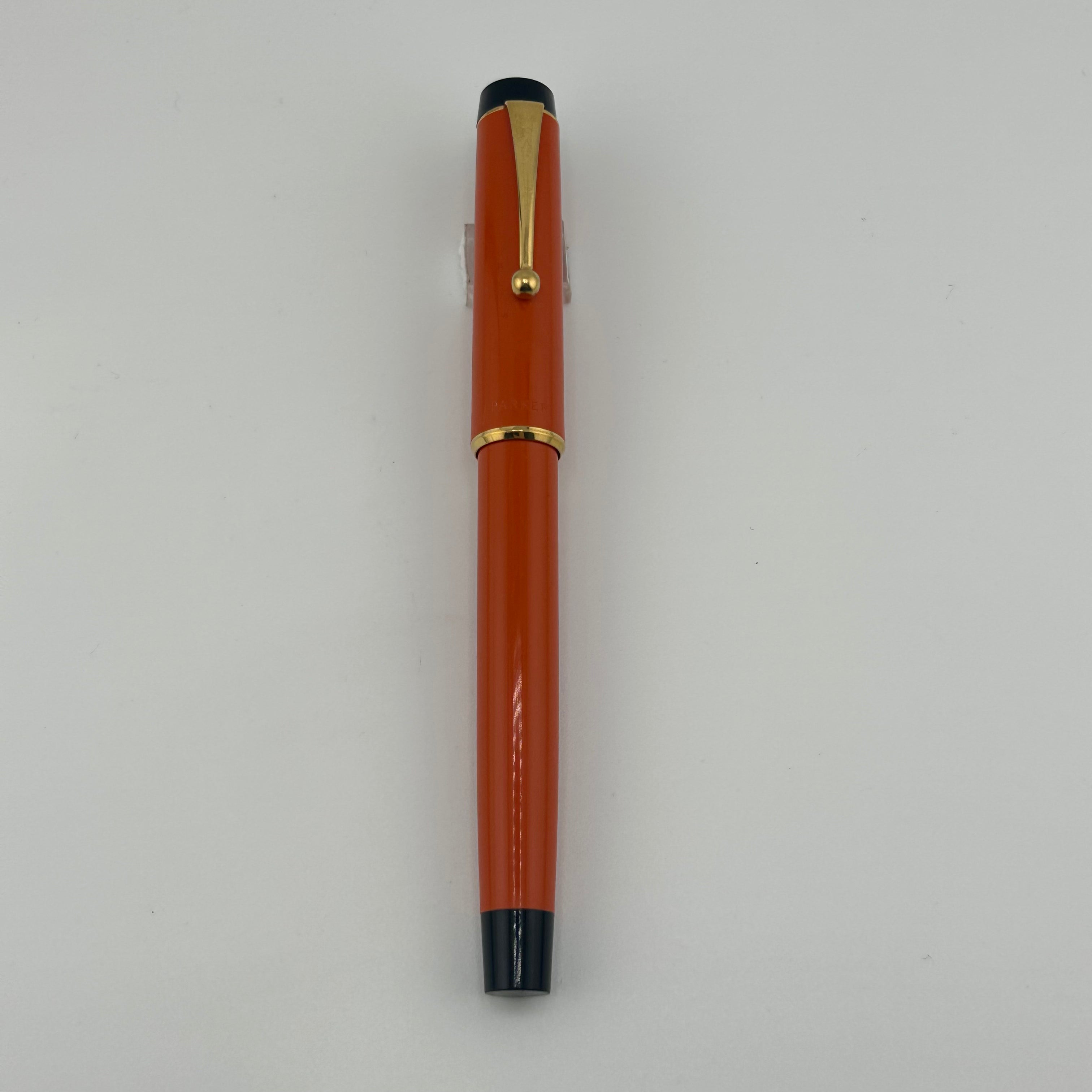Parker "Big Red" Orange - Made In USA Circa 1970 - Rollerball