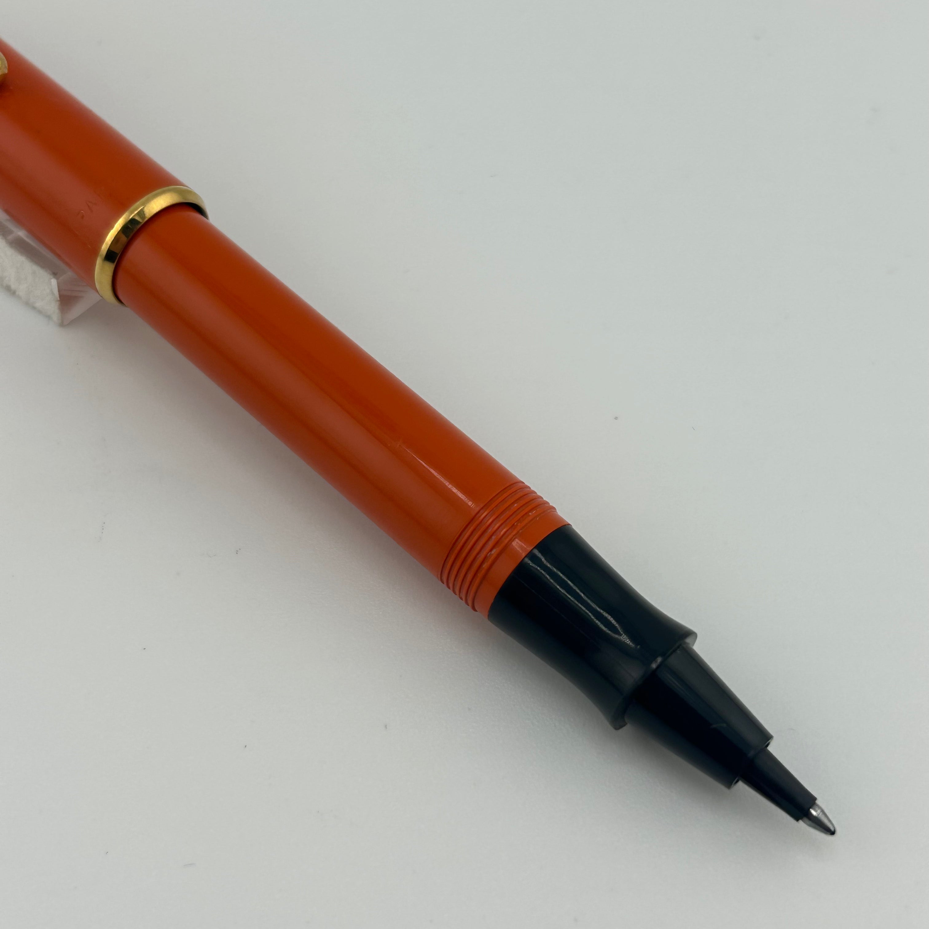 Parker "Big Red" Orange - Made In USA Circa 1970 - Rollerball