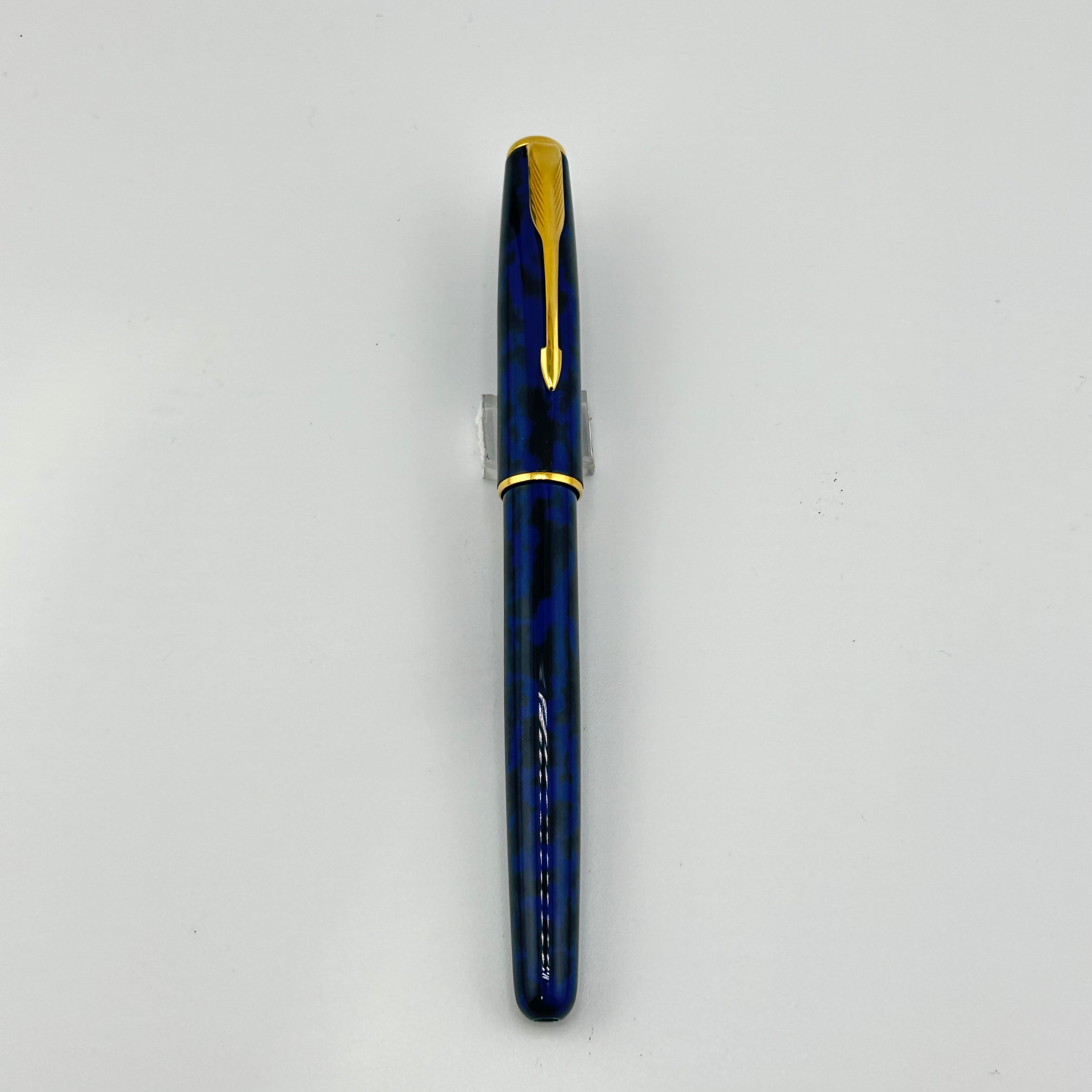 Parker Sonnet Premier Blue Marble Lacquer Made In France Circa 2002  - Fountain Pen