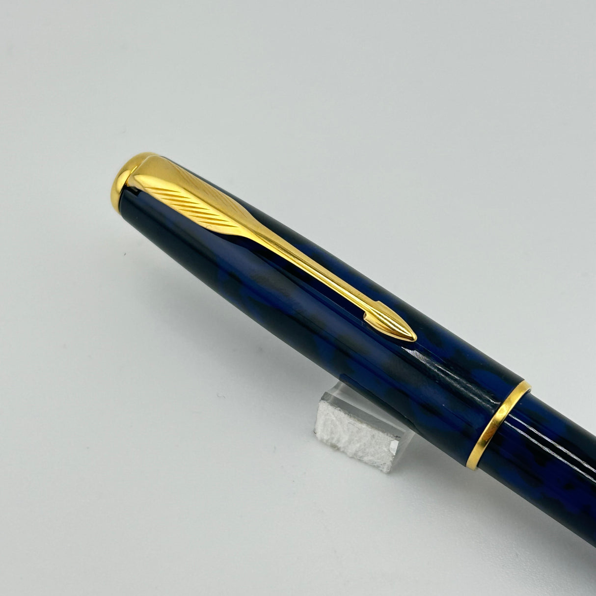 Parker Sonnet Premier Blue Marble Lacquer Made In France Circa 2002  - Fountain Pen