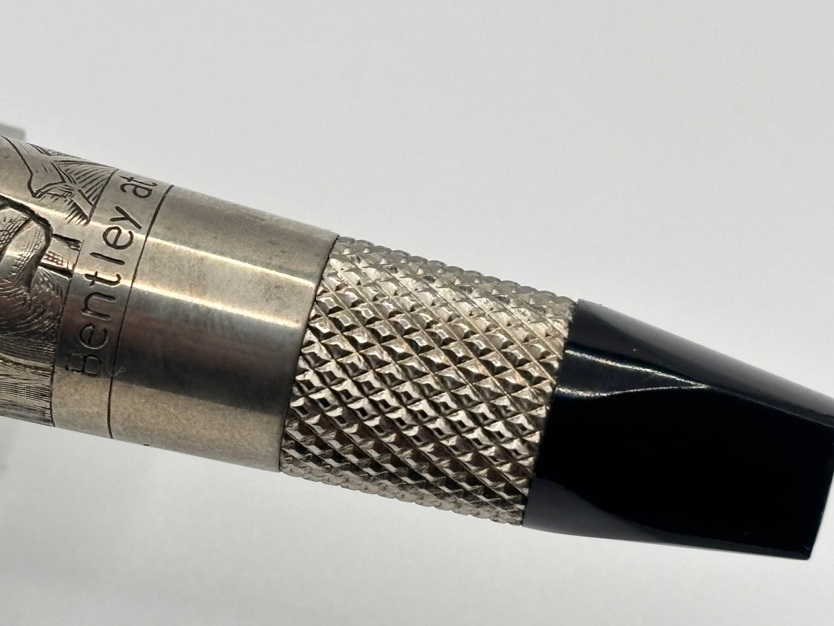 Bentley at Brooklands Special Edition Heavy Rollerball by Tibaldi (Italy) - Superb Sterling Silver .925 Overlay - Circa 2007