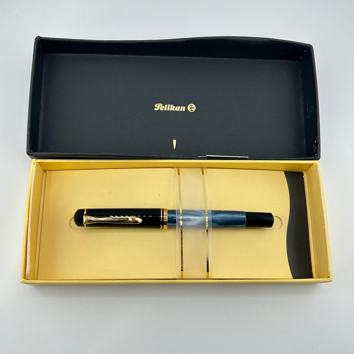 Pelikan R200 Marbled Blue - Circa 1998 - Rollerball