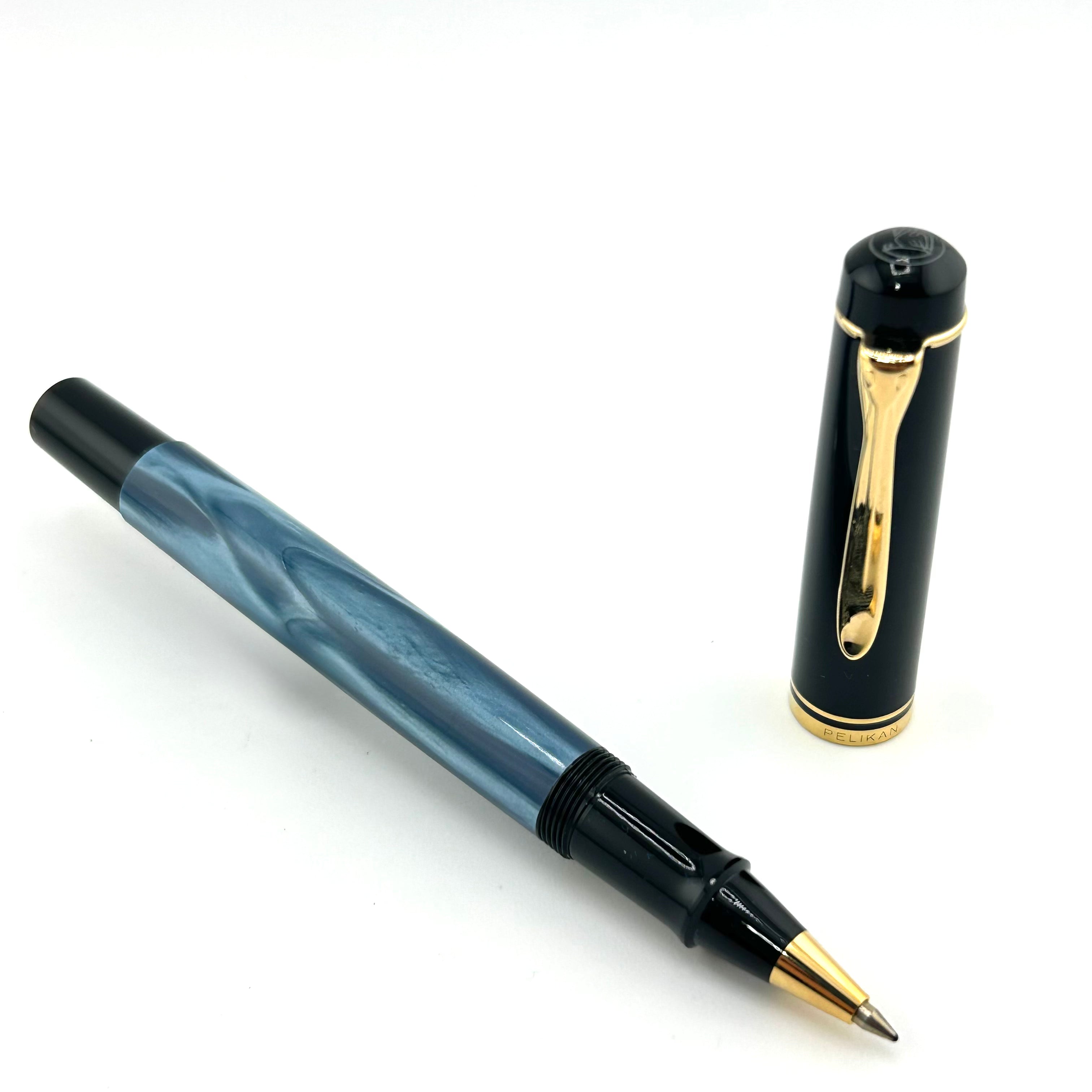 Pelikan R200 Marbled Blue - Circa 1998 - Rollerball