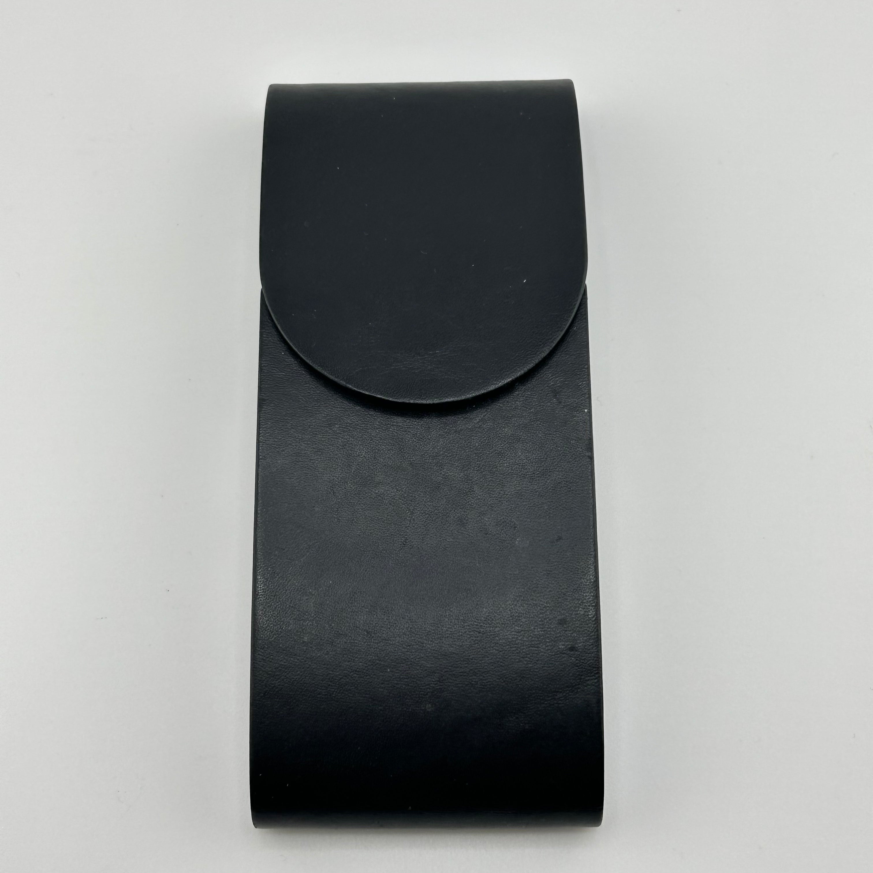 Omas Pen Pouch For 3 Pens Italian Blue Leather