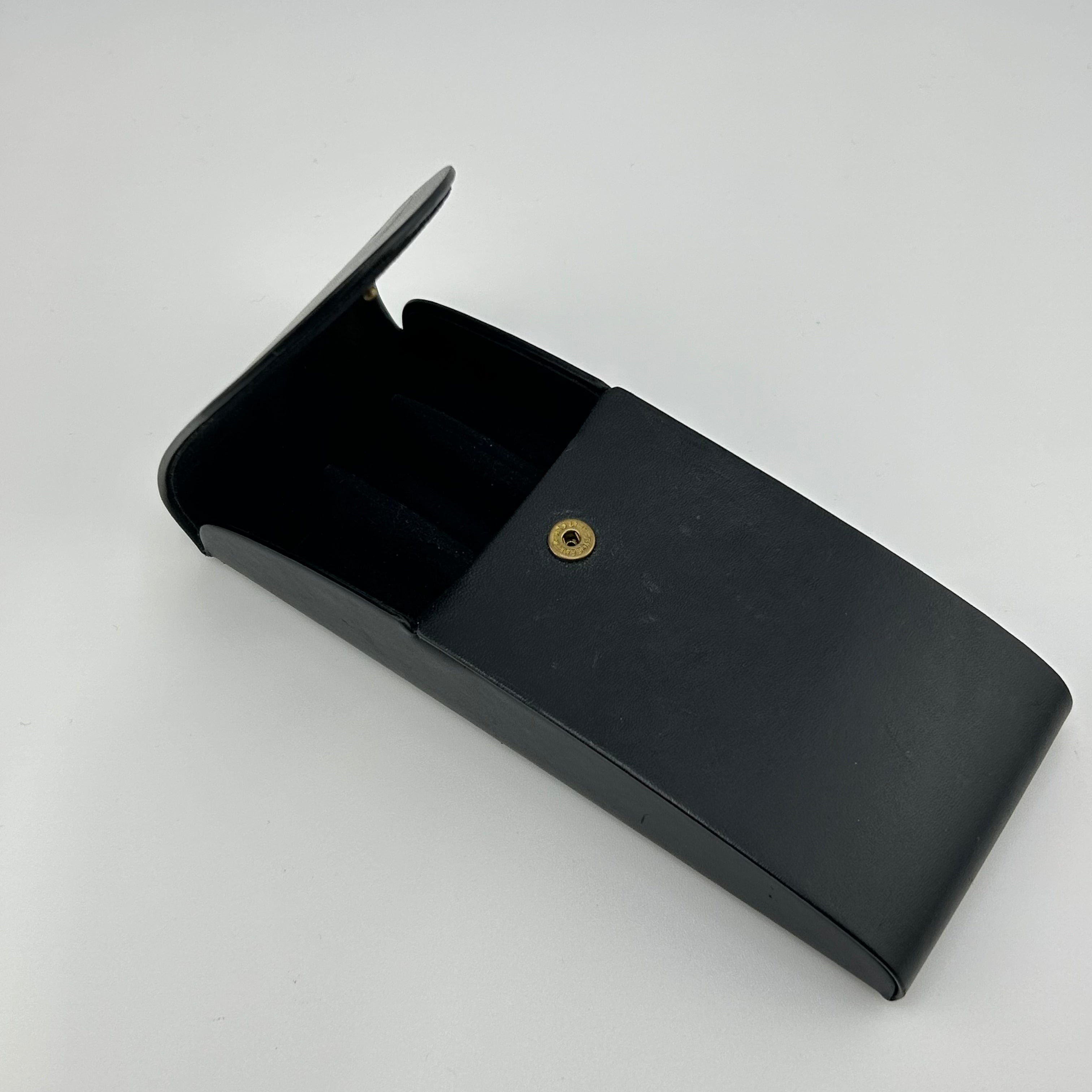 Omas Pen Pouch For 3 Pens Italian Blue Leather