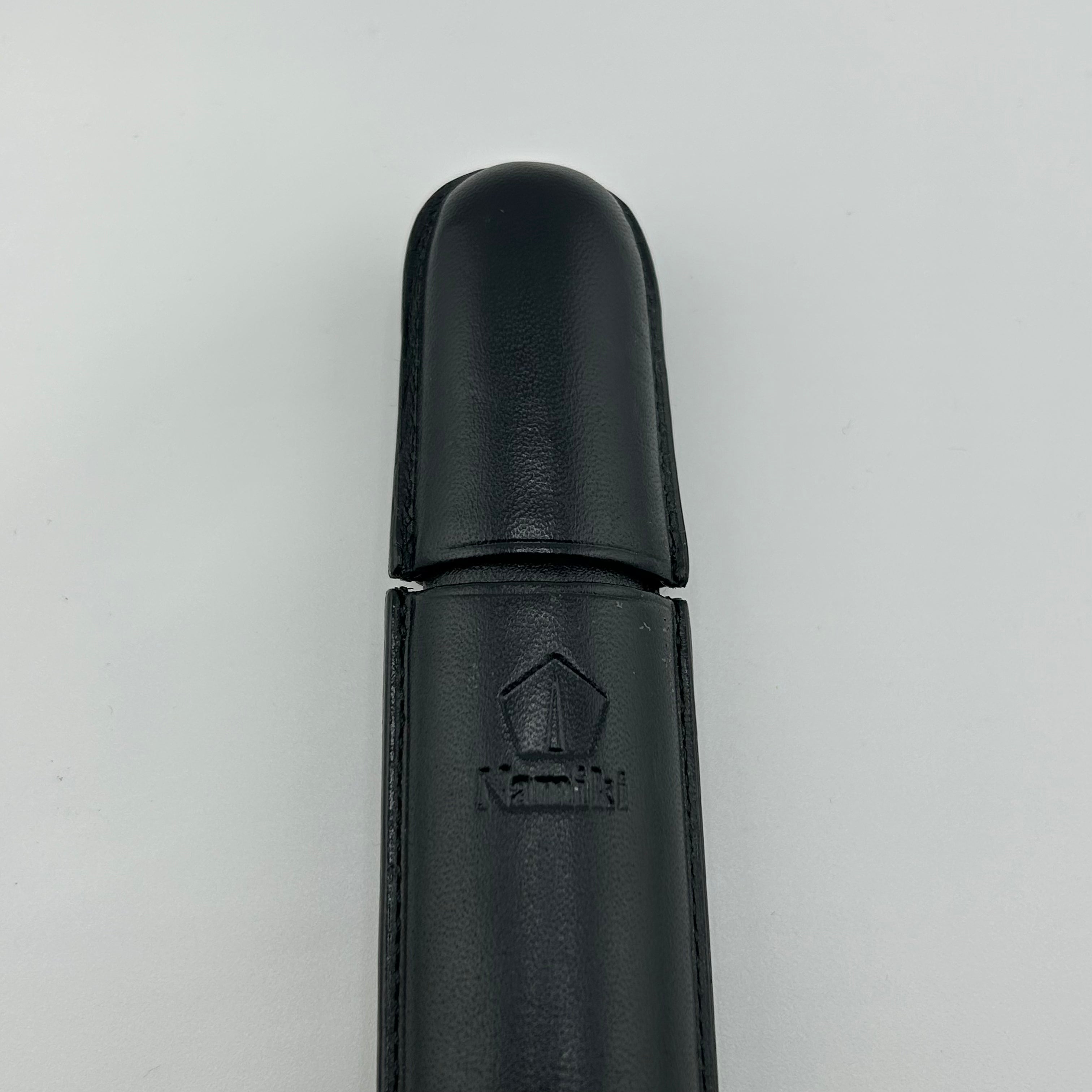 Namiki Pen Pouch For 1 Pen Italian Black Leather