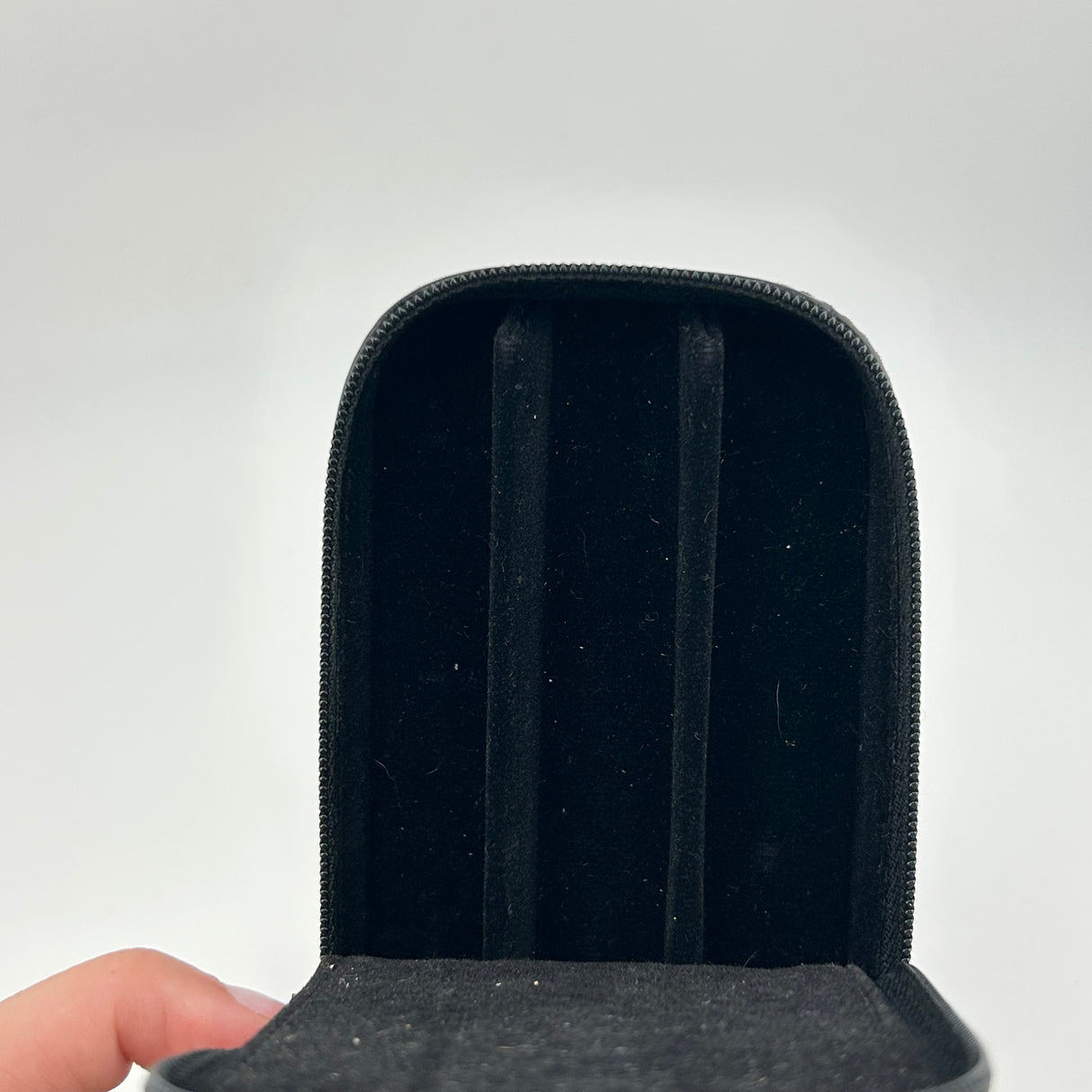 Visconti Pen Pouch For 3 Pens Italian Blue Leather