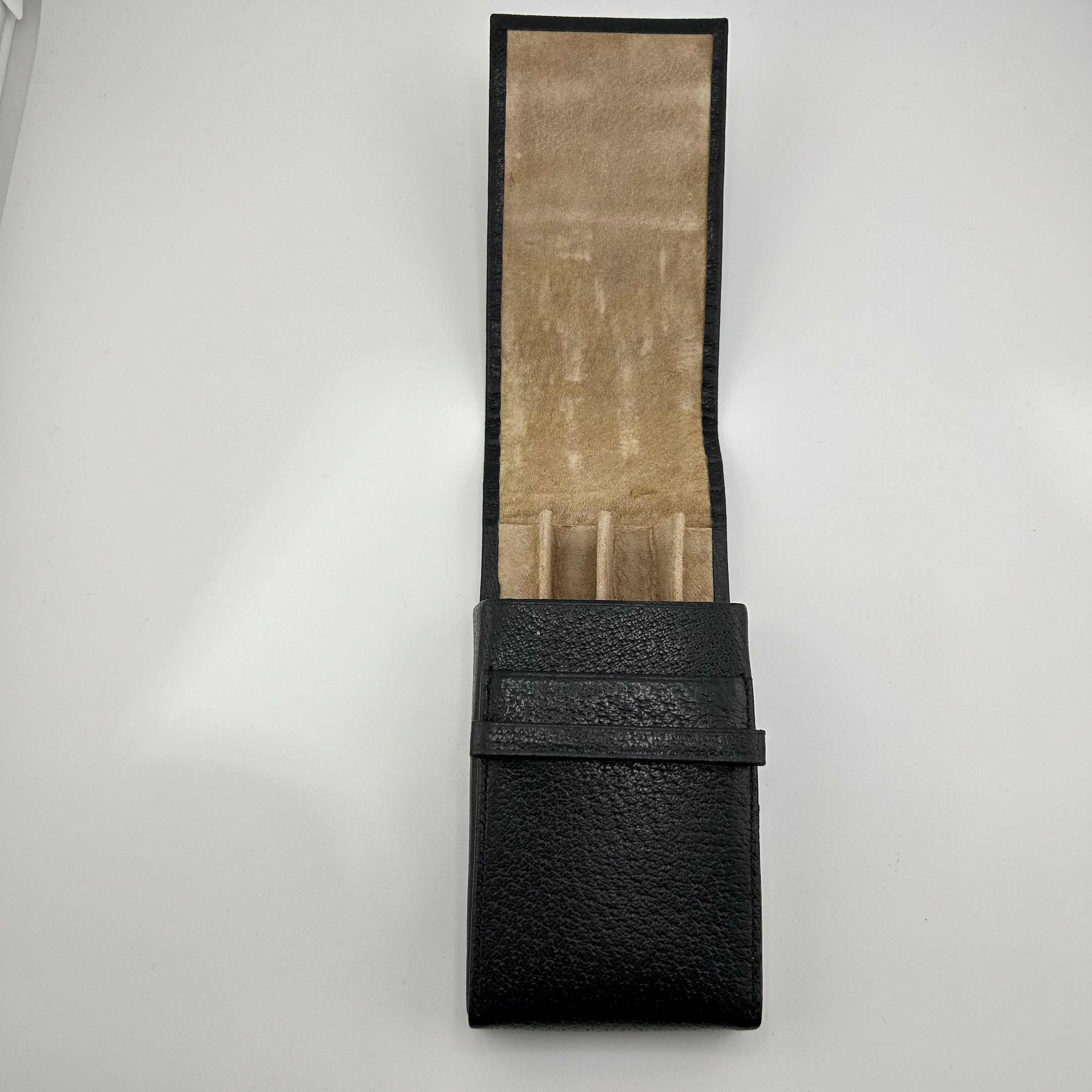 Levenger Pen pouch for 4 pens Leather