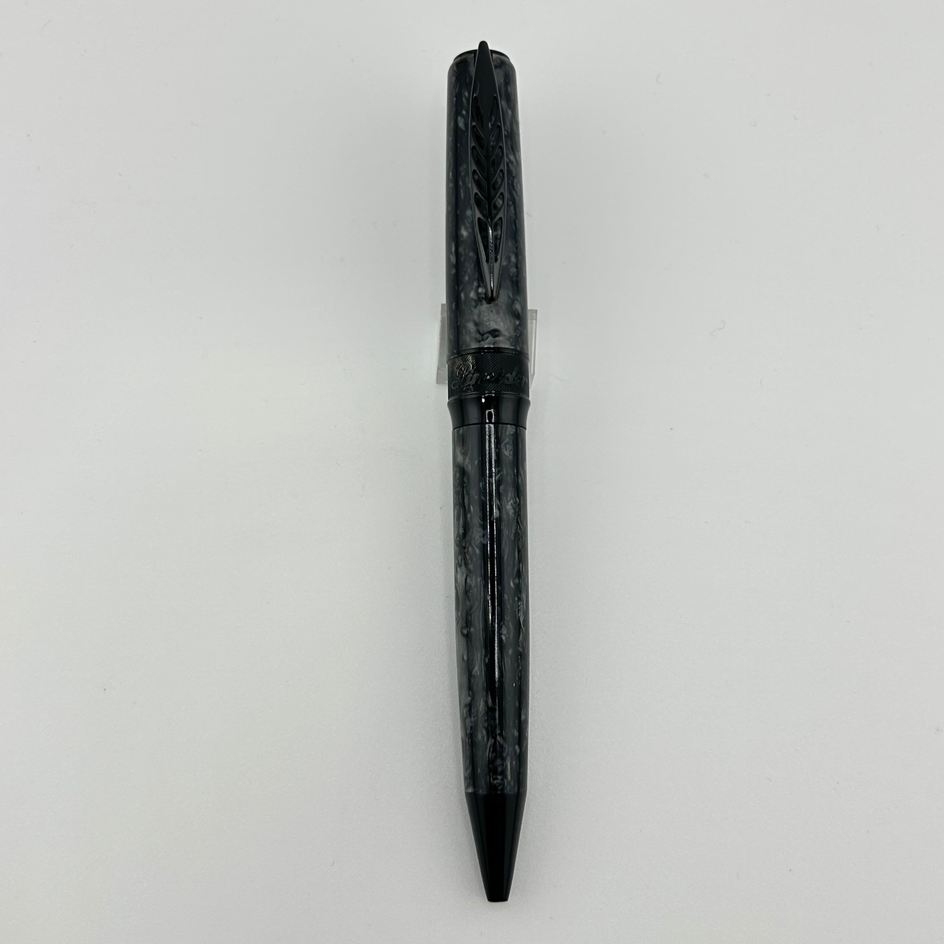 Pineider LGB Rock  - Grey with Black Trim - Ball Pen