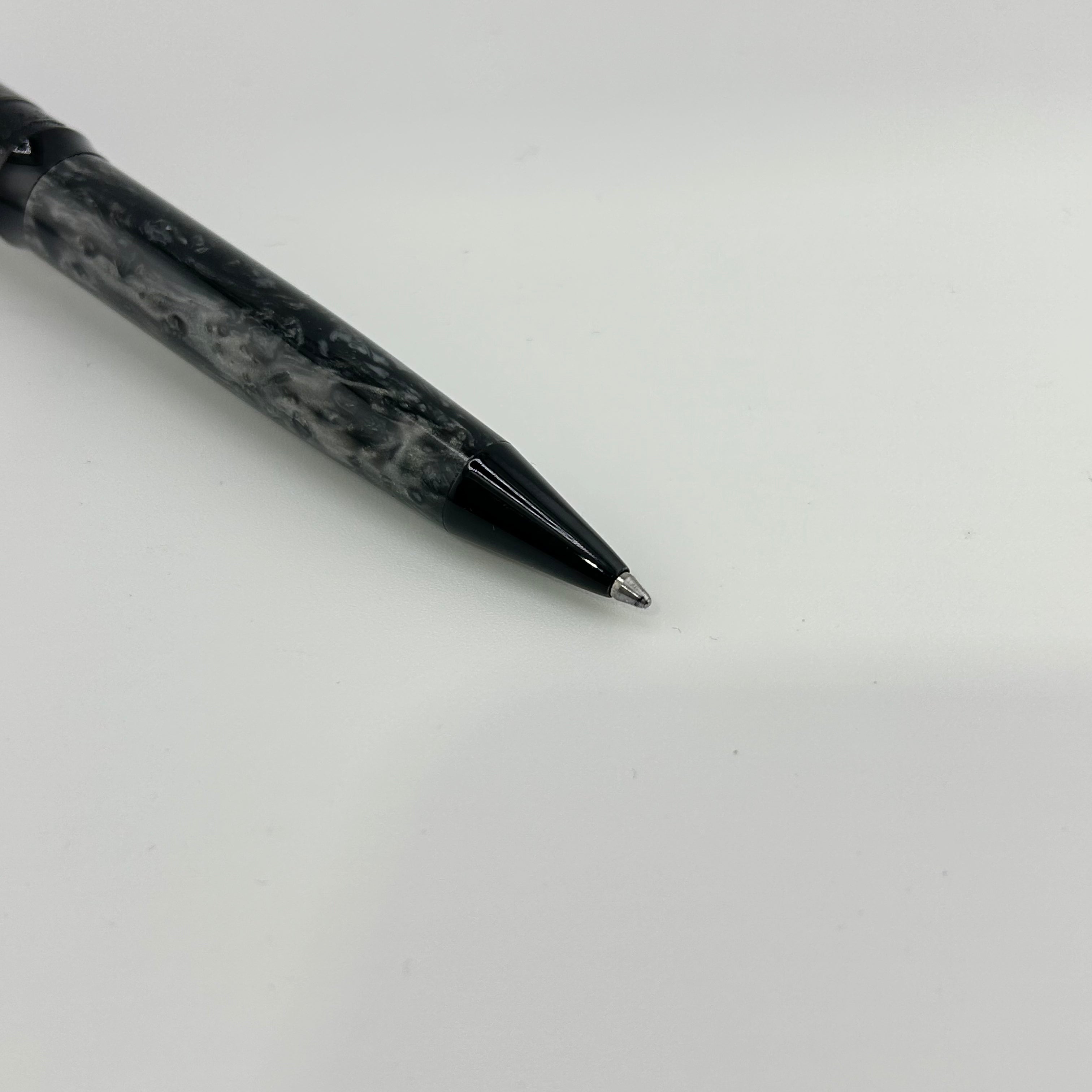 Pineider LGB Rock  - Grey with Black Trim - Ball Pen