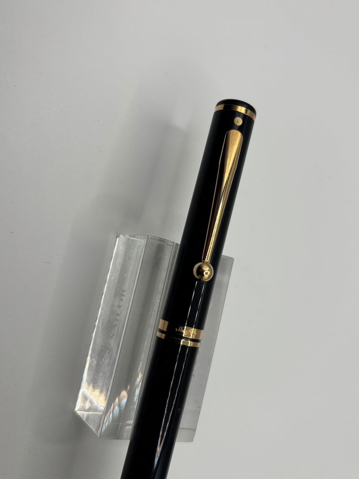 Sheaffer Connaisseur " white dot line " Black - Ball Pen